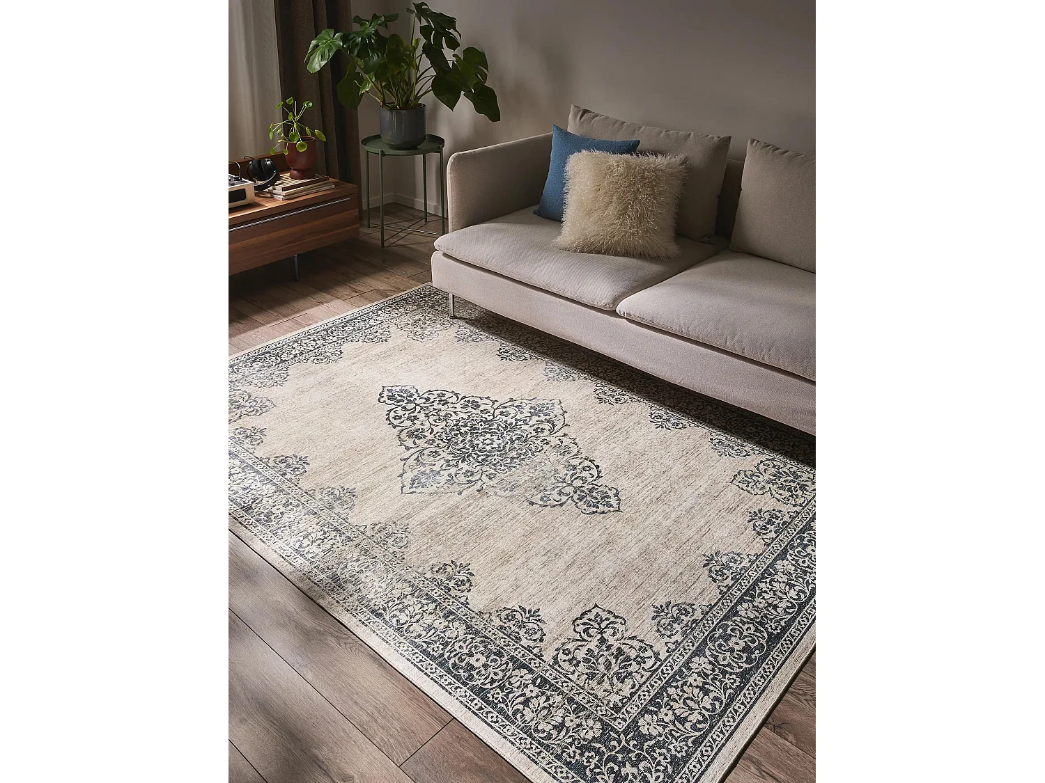 Tapis Laury Gris 80x150 cm