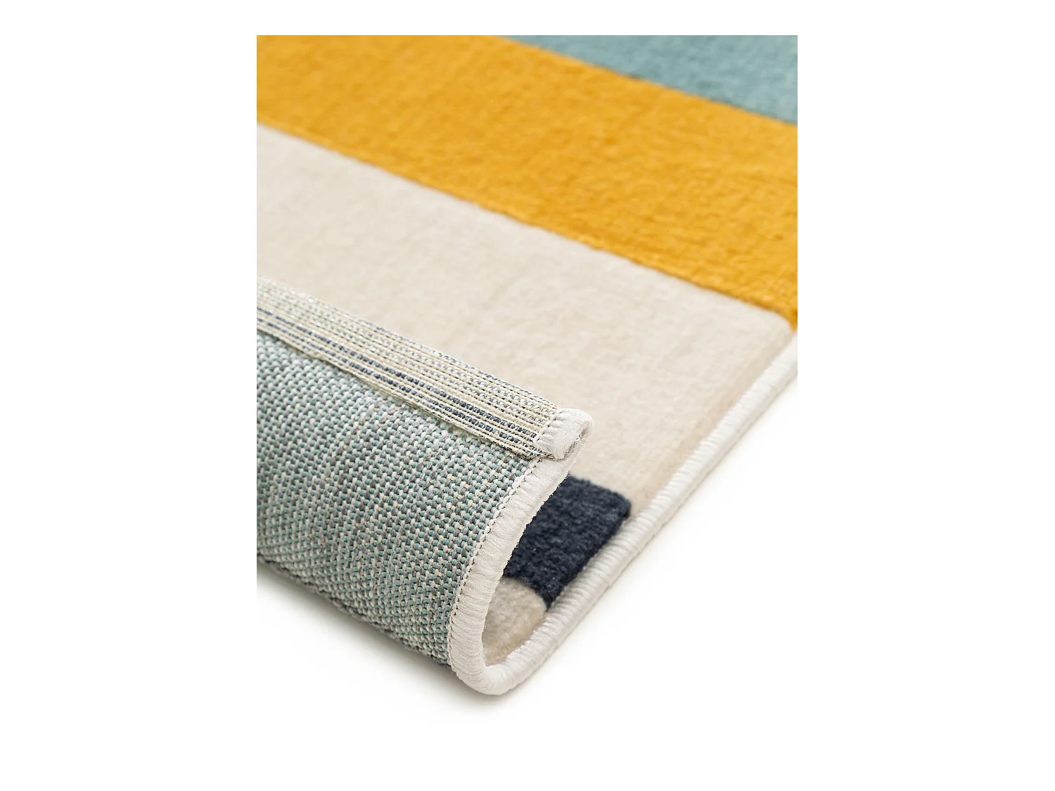 Tapis Dessert Bleu/Jaune 160x230 cm