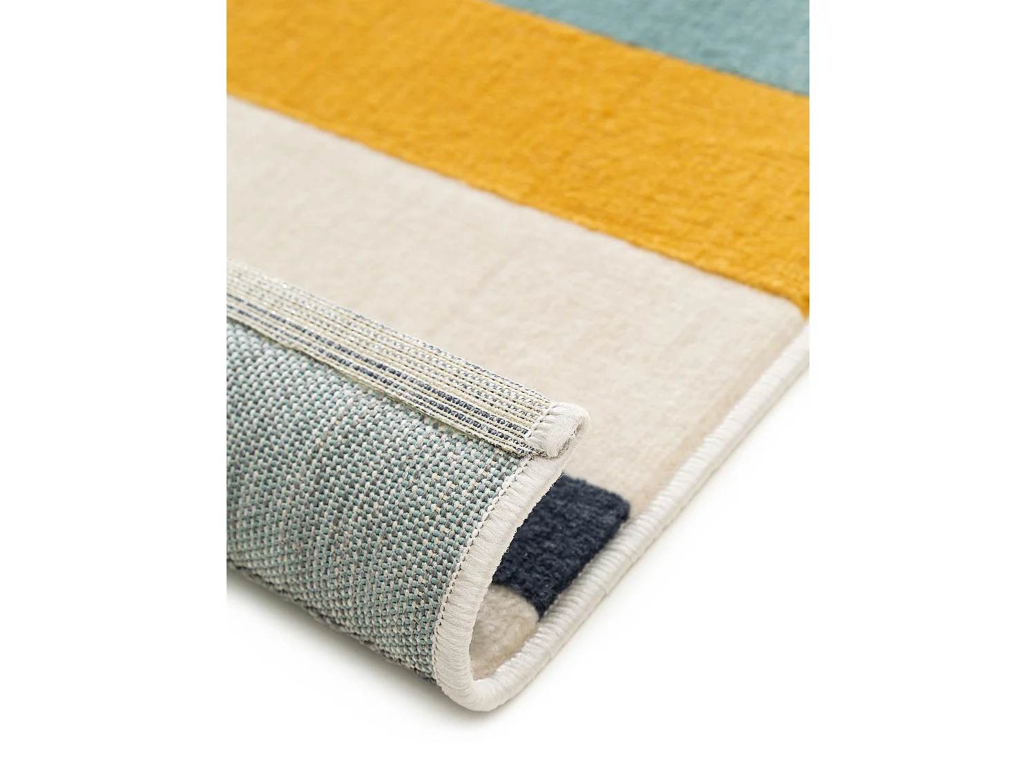 Tapis Dessert Bleu/Jaune 160x230 cm