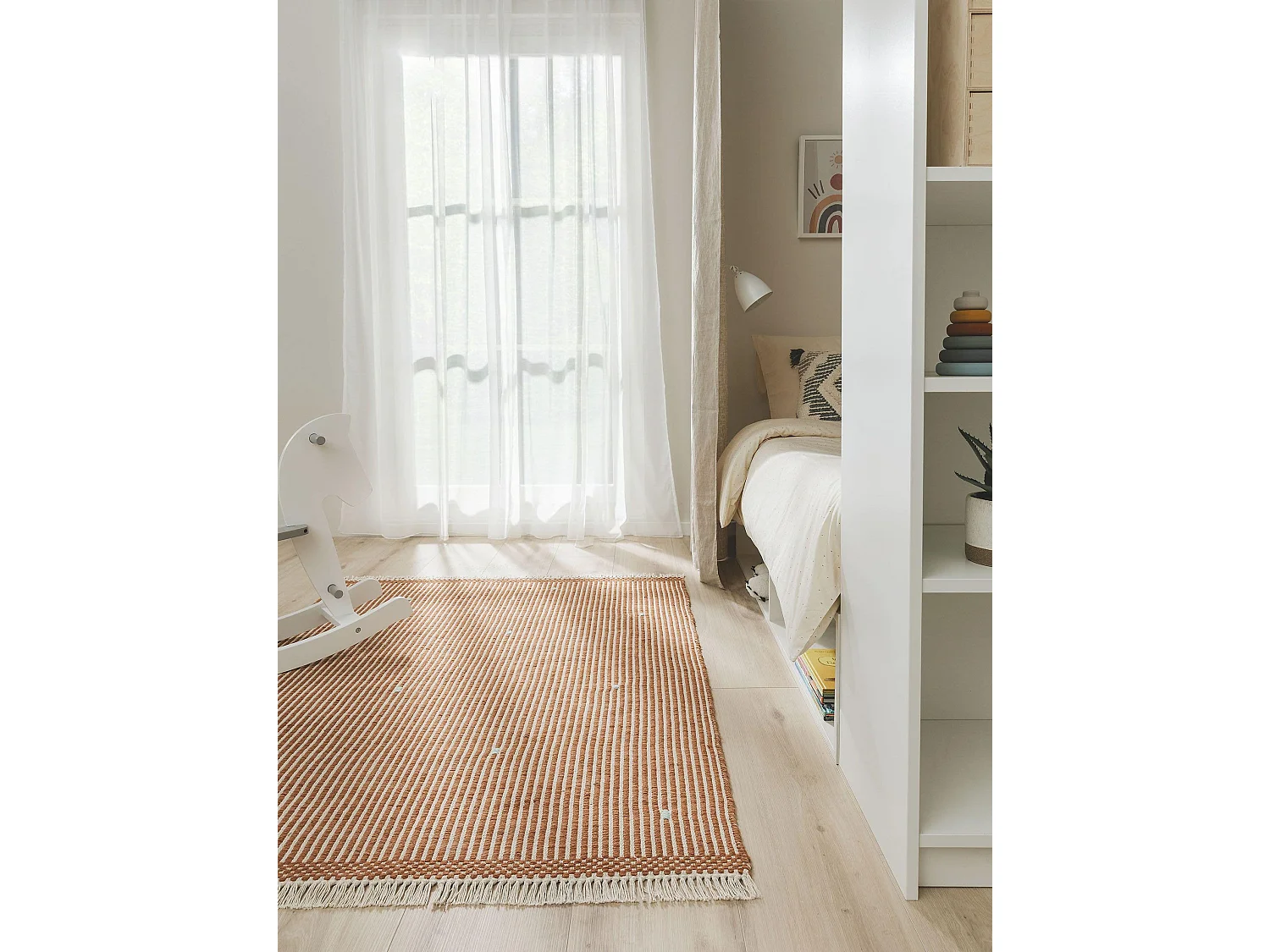 Tapis enfant Bruno Marron 90x130 cm