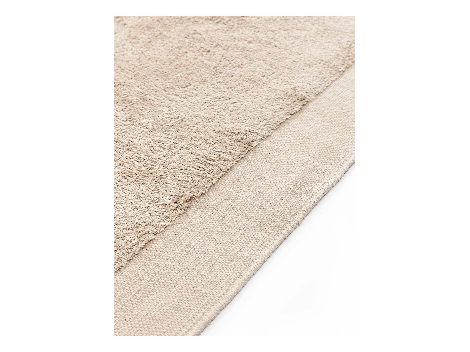 Tapis en coton Isla Beige 120x170 cm