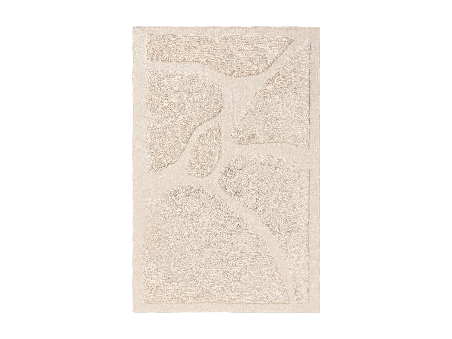 Tapis en coton Isla Beige 120x170 cm