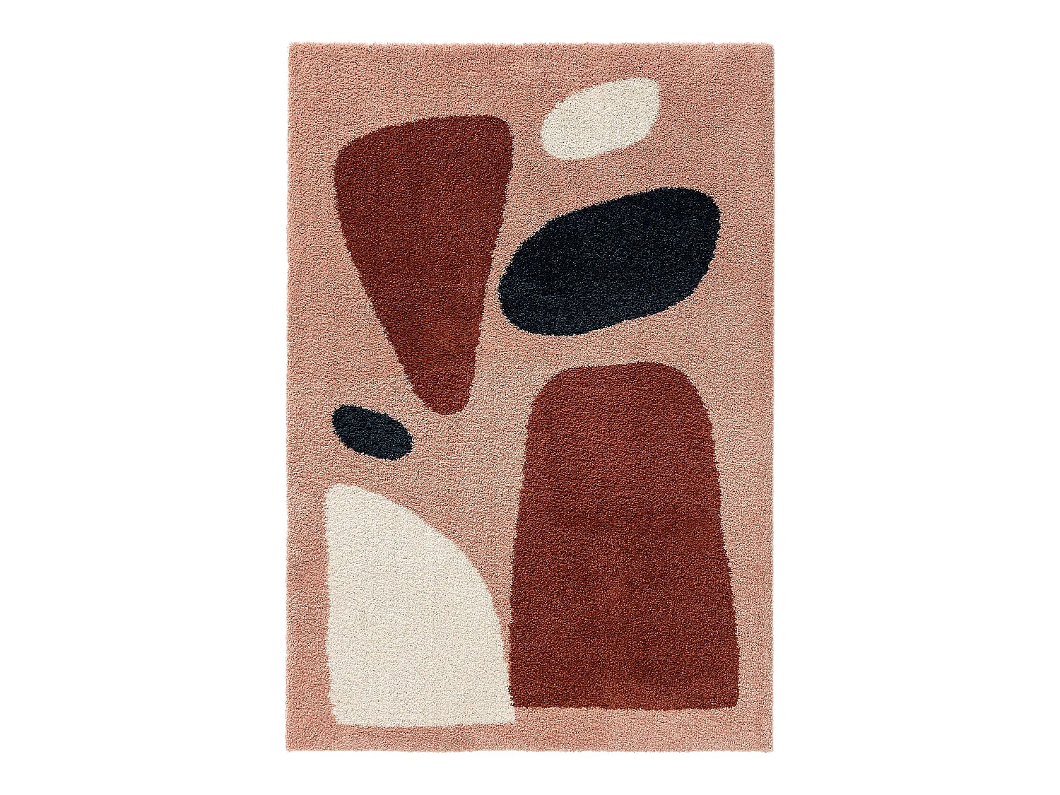 Tapis à poils longs Louise Multicouleur 120x170 cm