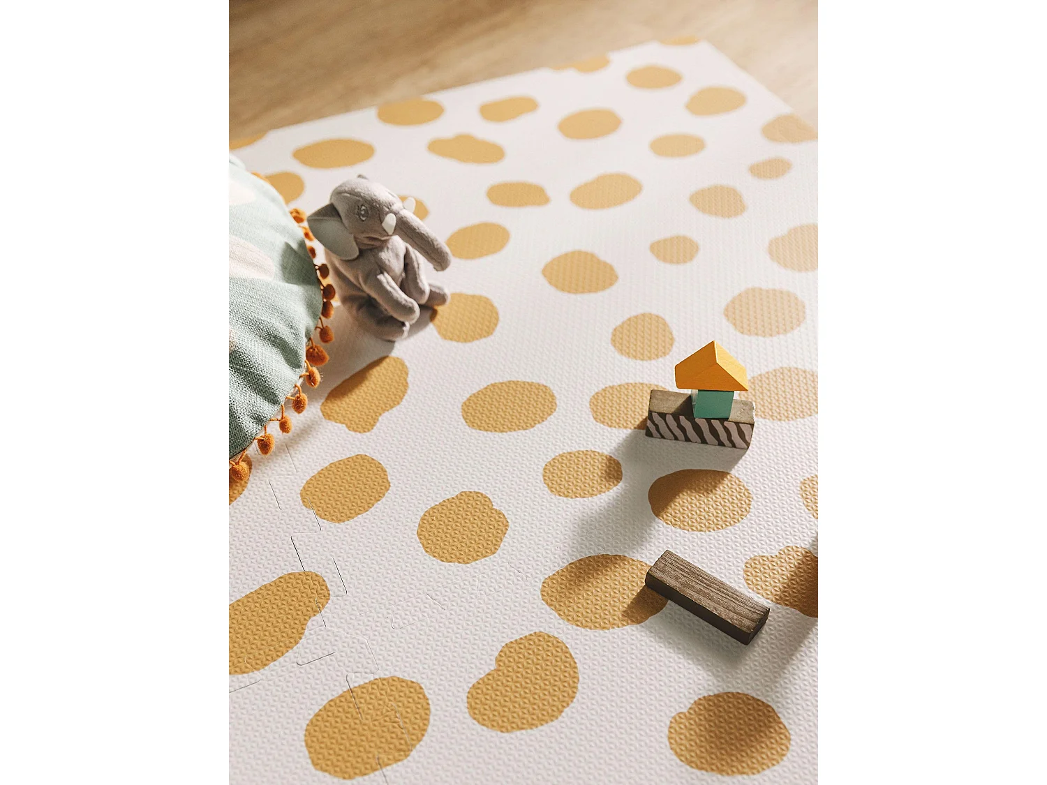 Tapis de jeu Savannah Crème/Jaune 120x180 cm