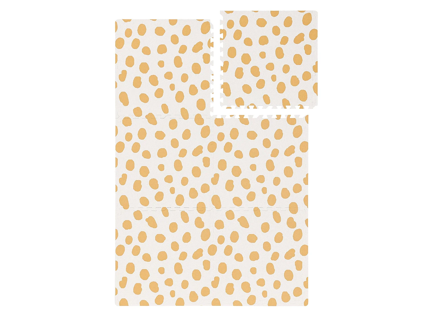 Tapis de jeu Savannah Crème/Jaune 120x180 cm
