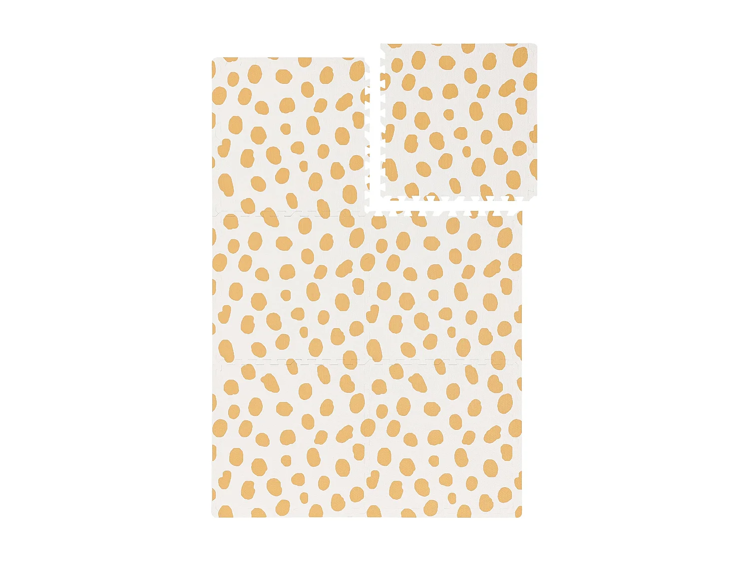 Tapis de jeu Savannah Crème/Jaune 120x180 cm