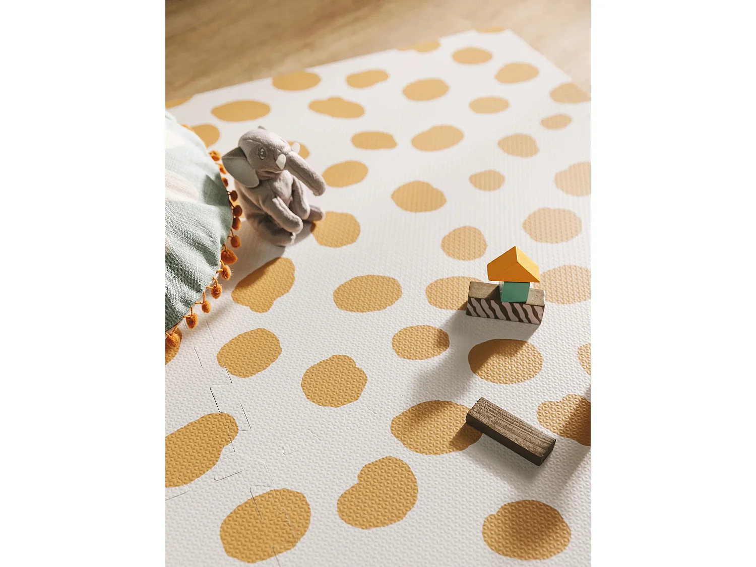 Tapis de jeu Savannah Crème/Jaune 120x180 cm
