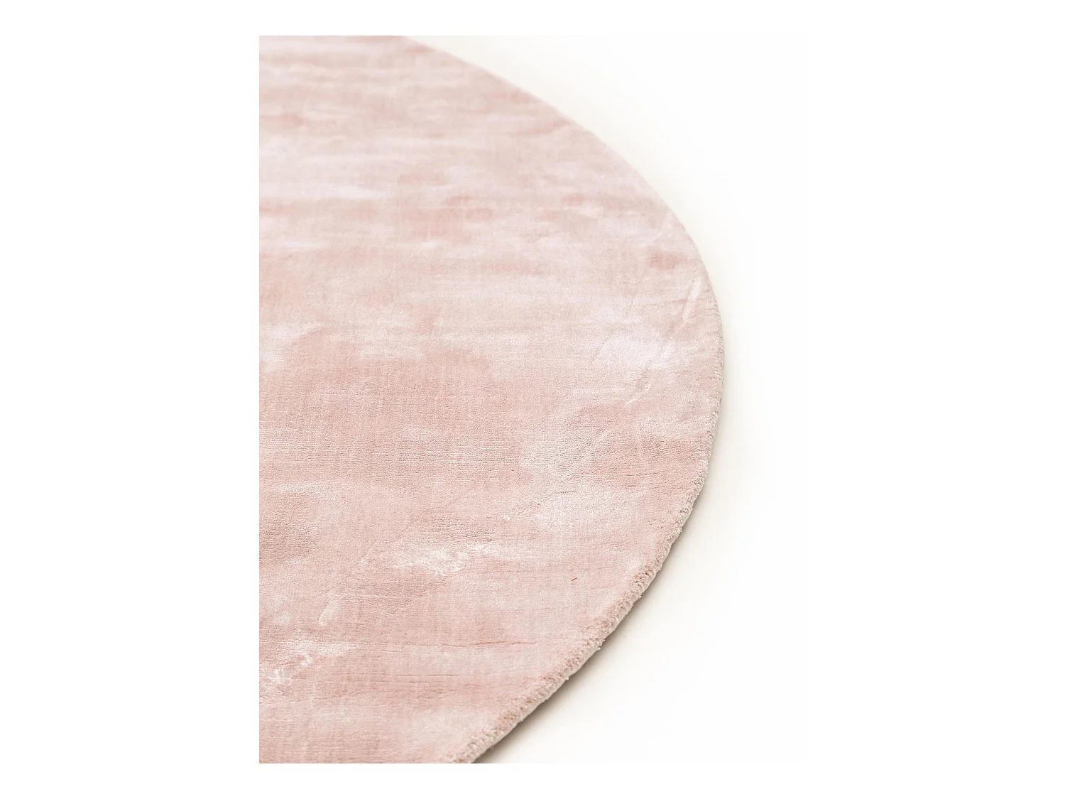Tapis en viscose Rond Nela Rose ø 160 cm rond