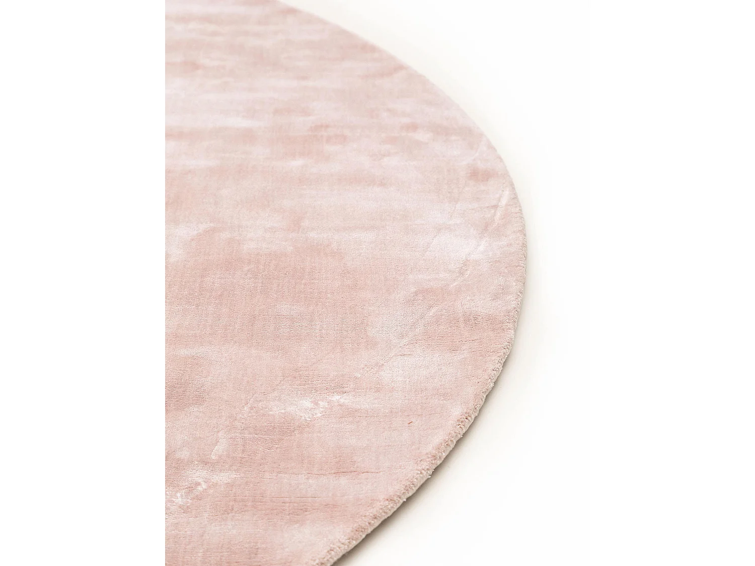 Tapis en viscose Rond Nela Rose ø 160 cm rond