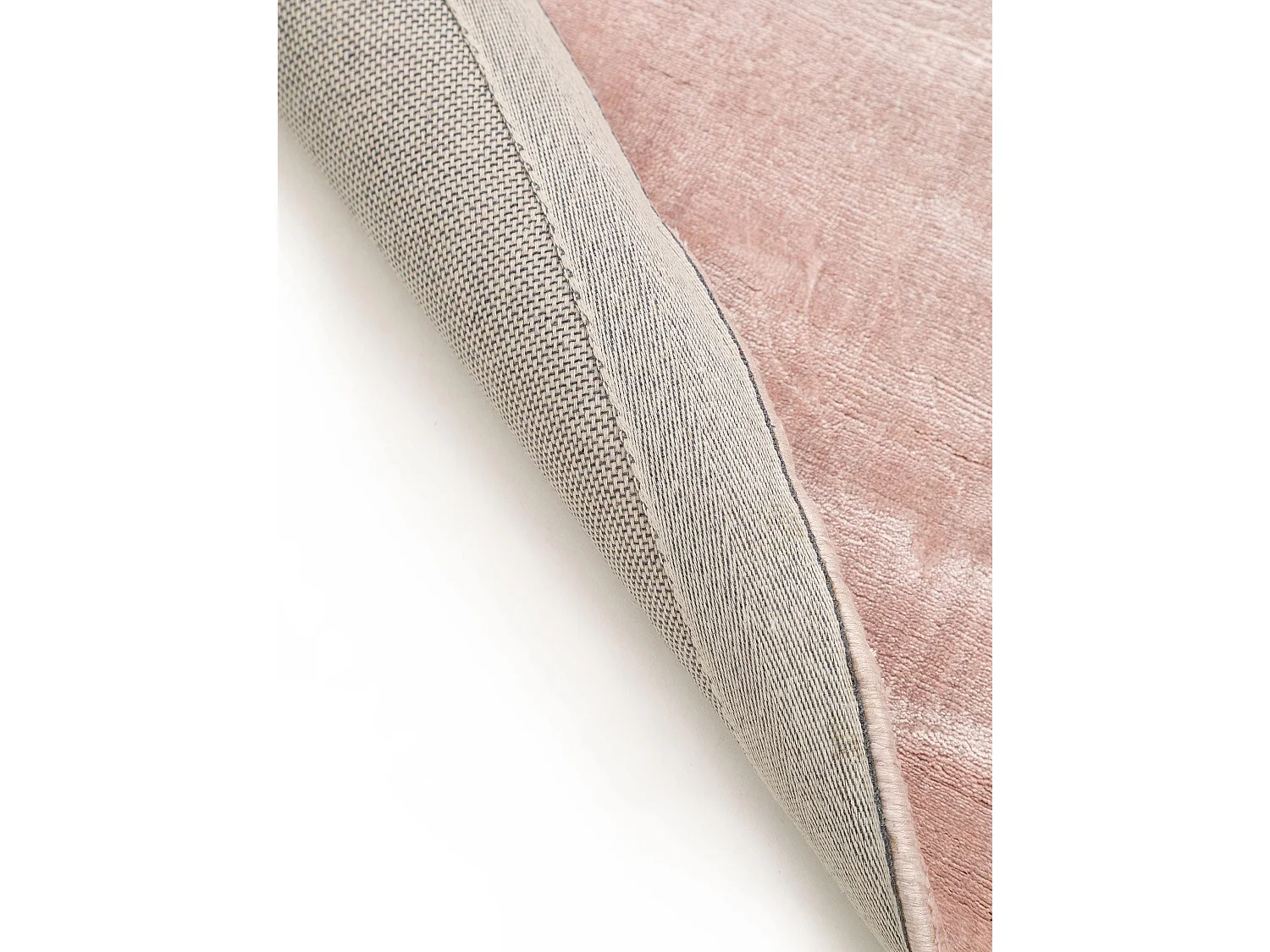 Tapis en viscose Rond Nela Rose ø 160 cm rond