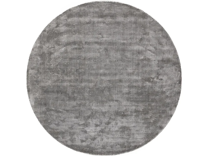 Tapis en viscose Rond Nela Gris ø 120 cm rond