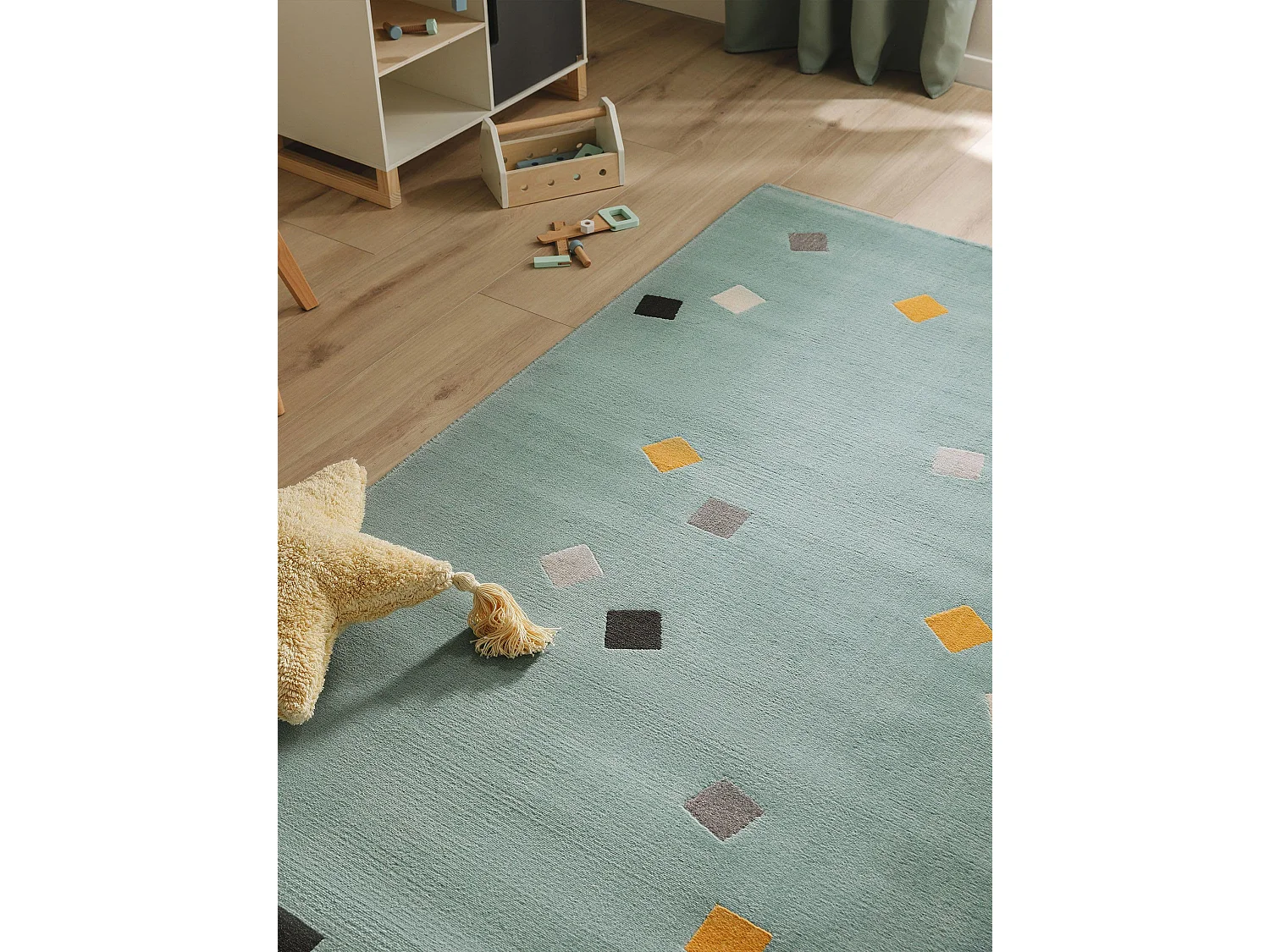 Tapis enfant Juno Turquoise 120x170 cm