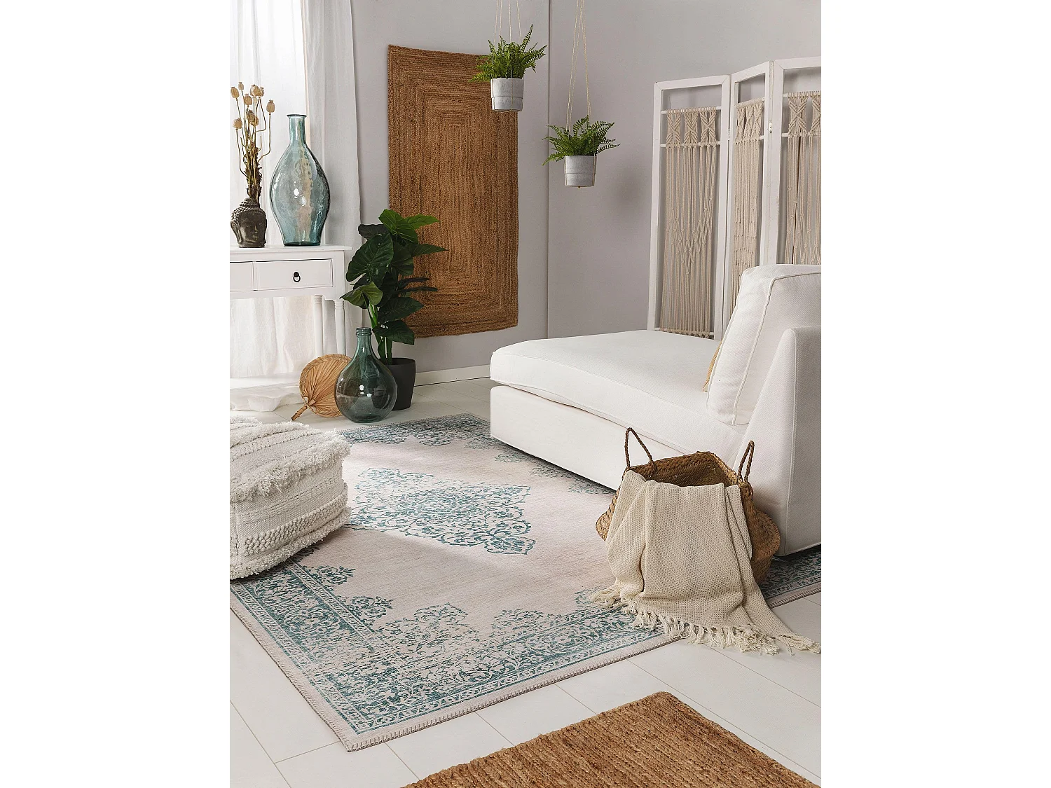 Tapis Laury Turquoise 160x230 cm