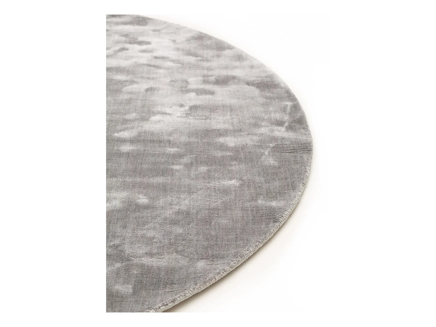 Tapis en viscose Rond Nela Gris ø 200 cm rond