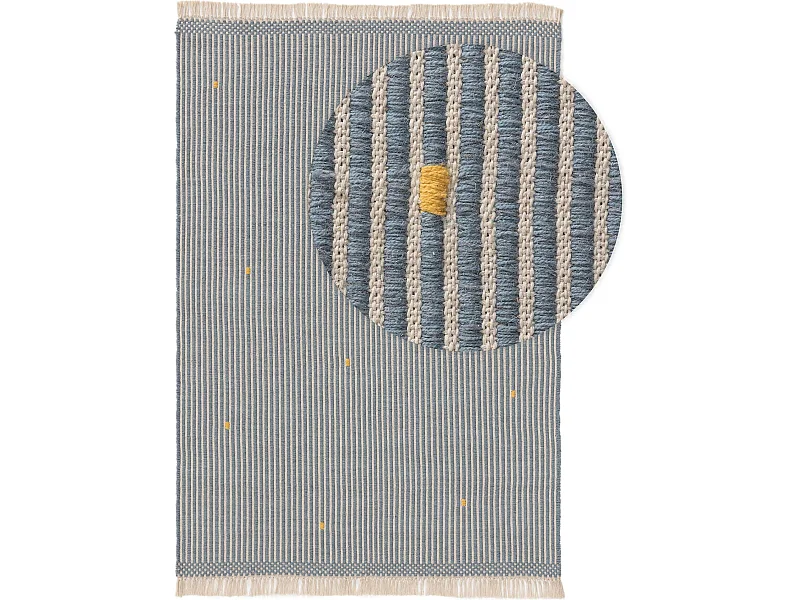 Tapis enfant Bruno Bleu 120x170 cm