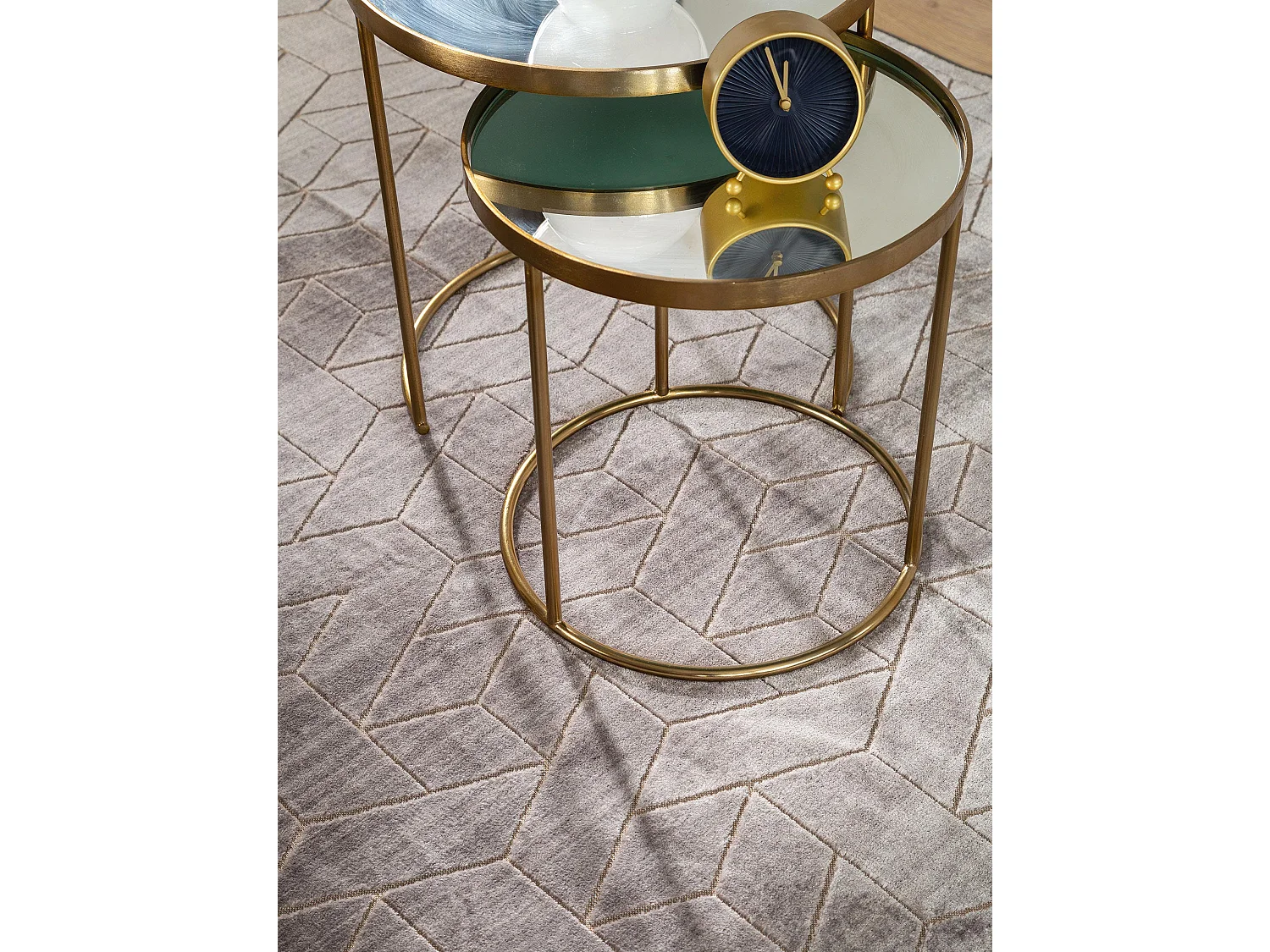 Tapis Daisy Gris 140x200 cm