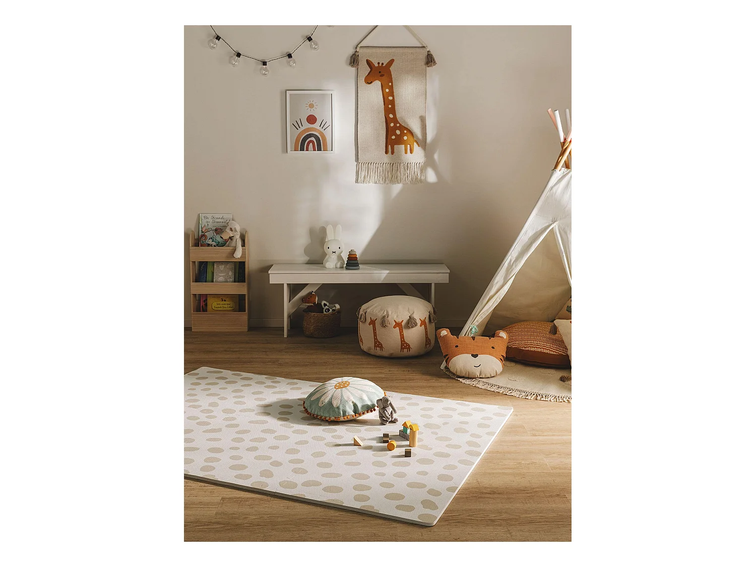 Tapis de jeu Savannah Beige 120x180 cm