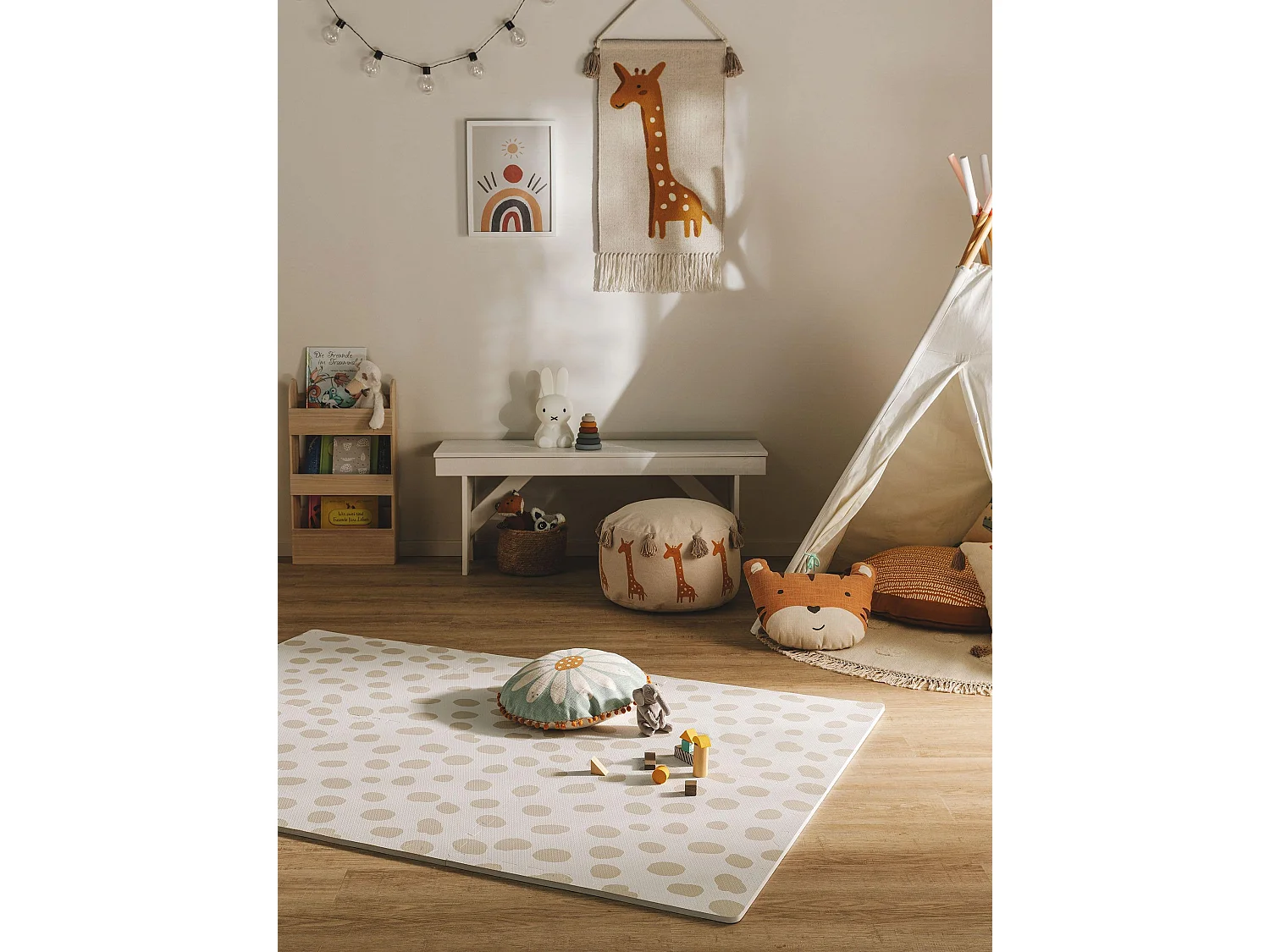 Tapis de jeu Savannah Beige 120x180 cm