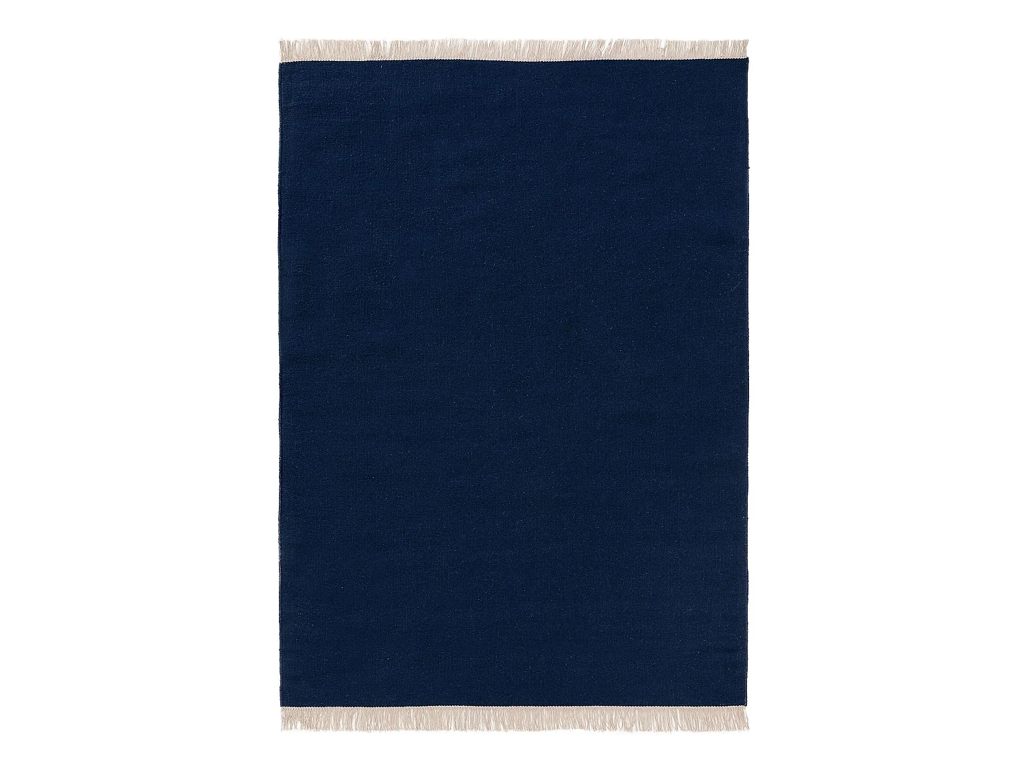 Tapis de laine Liv Bleu foncé 80x150 cm