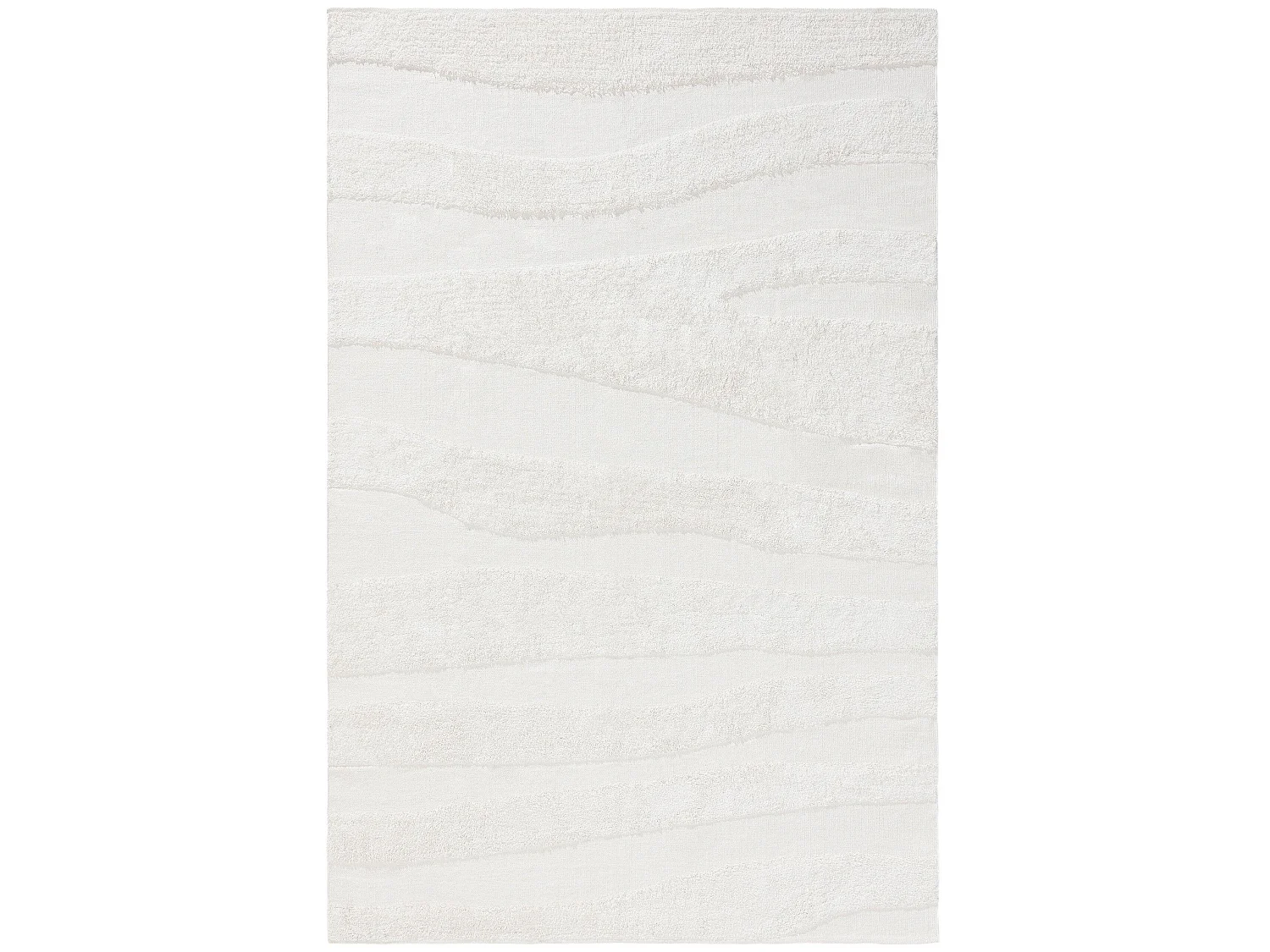 Tapis en coton Isla Crème 200x300 cm