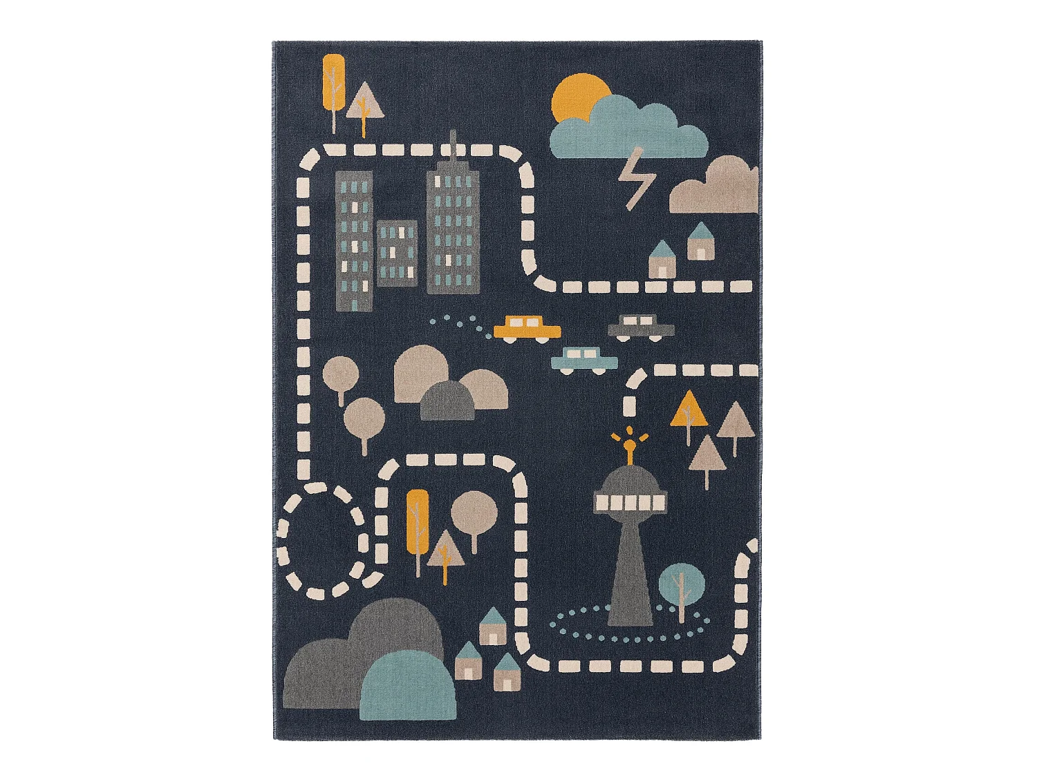 Tapis enfant Juno Bleu 160x230 cm