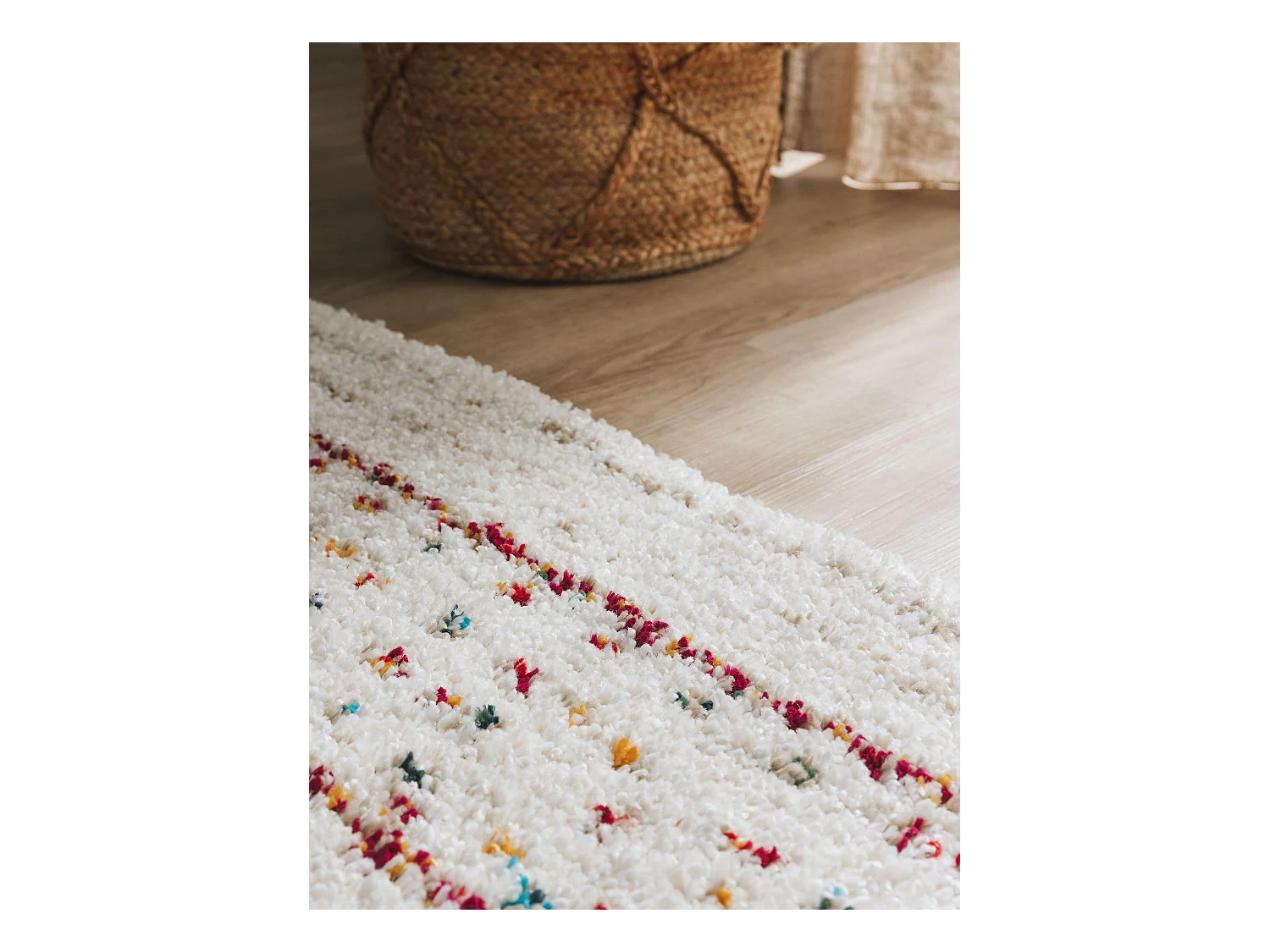 Tapis à poils longs Gobi Beige 160x230 cm