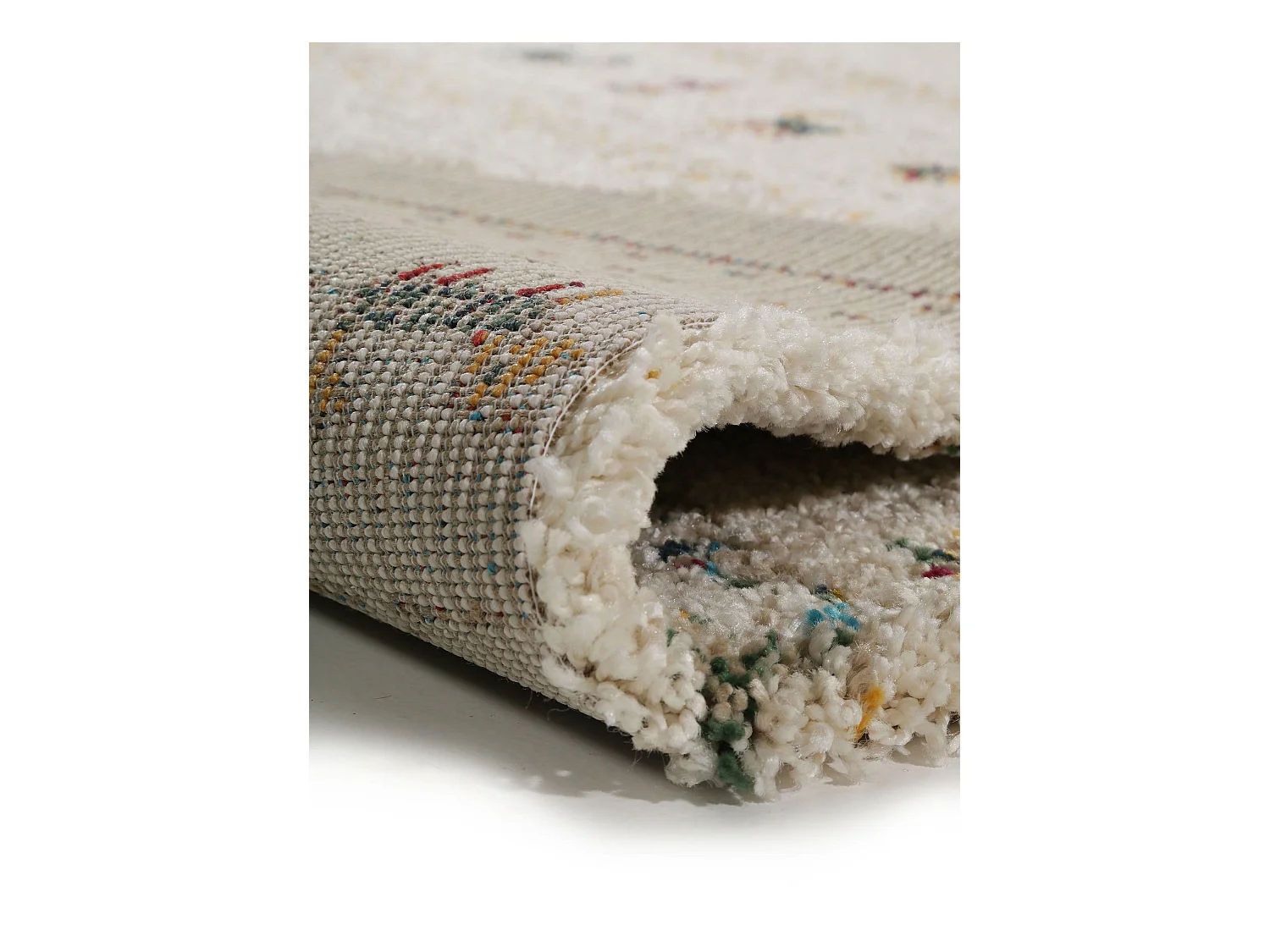 Tapis à poils longs Gobi Beige 160x230 cm