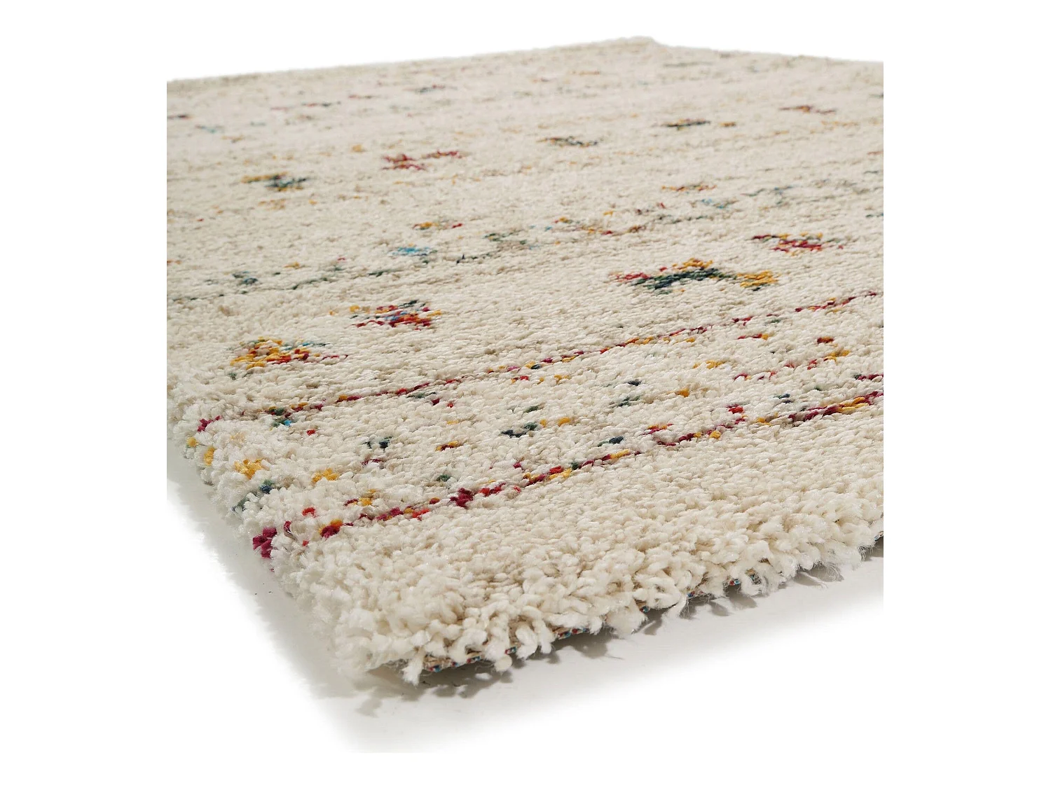 Tapis à poils longs Gobi Beige 160x230 cm