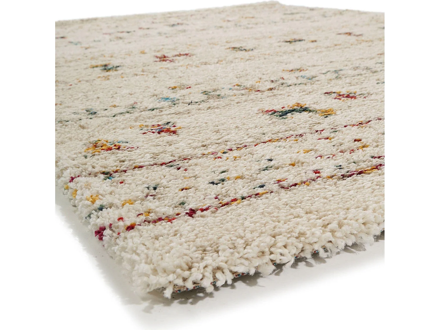 Tapis à poils longs Gobi Beige 160x230 cm