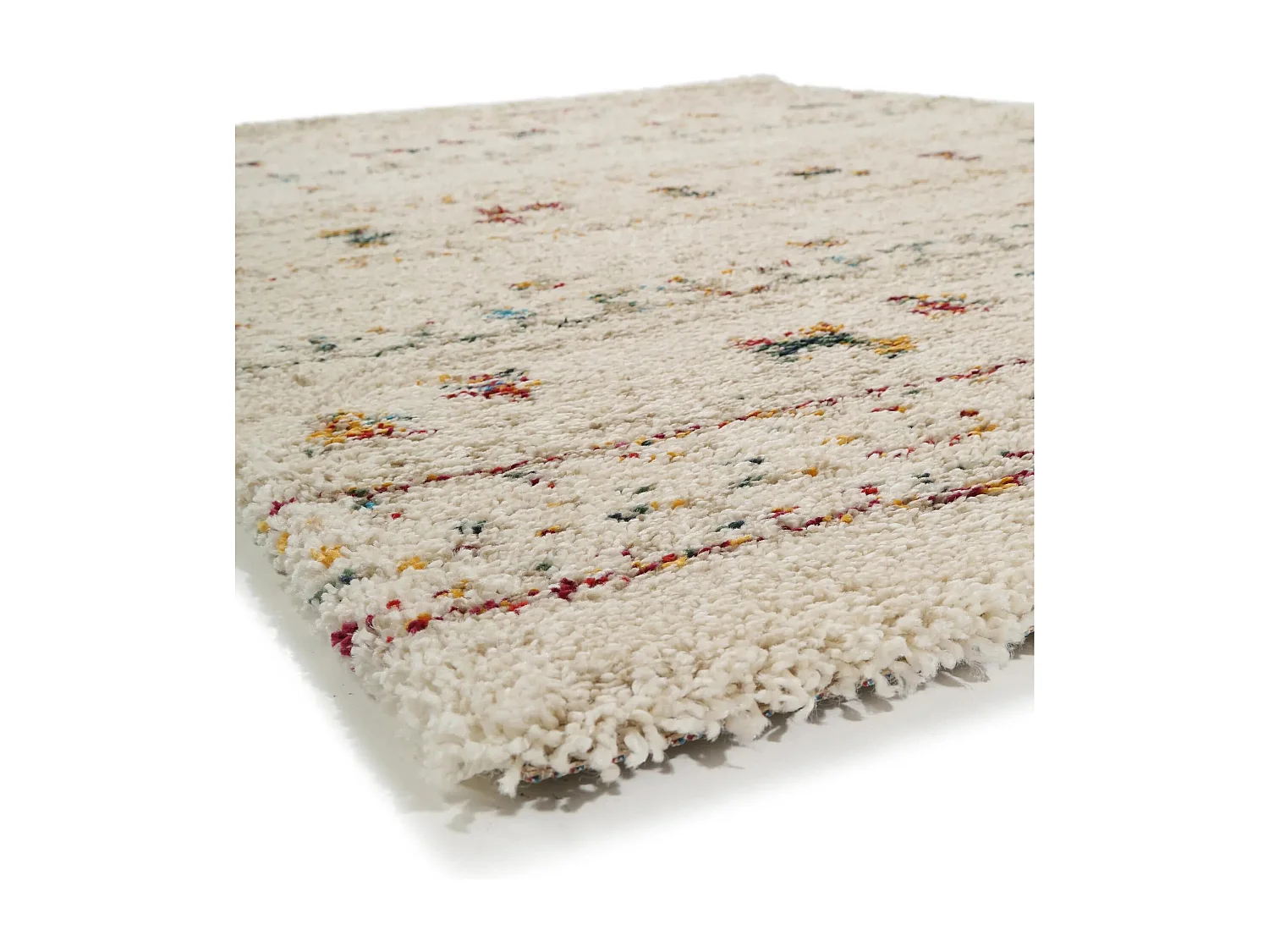 Tapis à poils longs Gobi Beige 160x230 cm