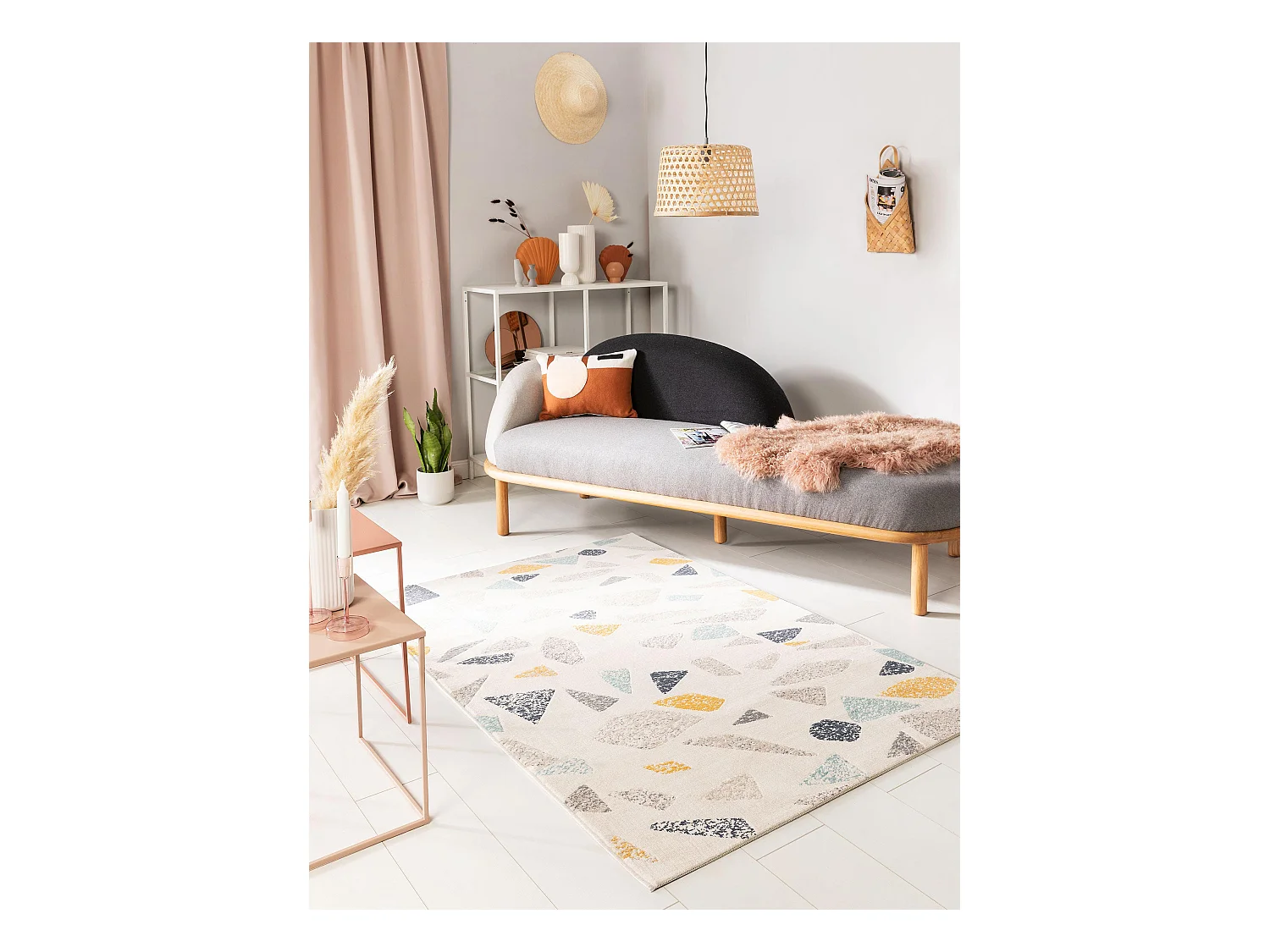 Tapis Dessert Multicouleur 120x170 cm