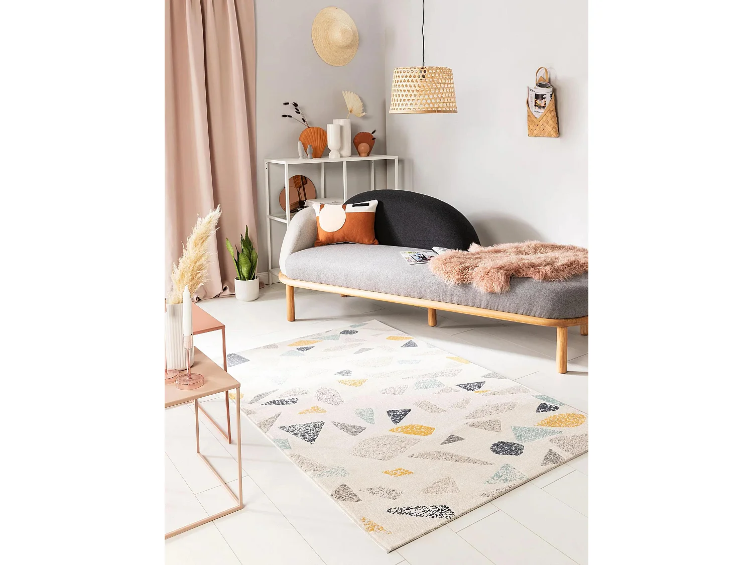 Tapis Dessert Multicouleur 120x170 cm
