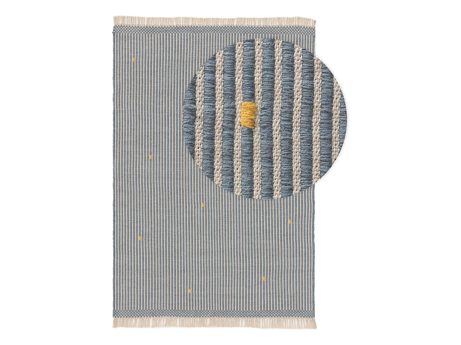 Tapis enfant Bruno Bleu 90x130 cm
