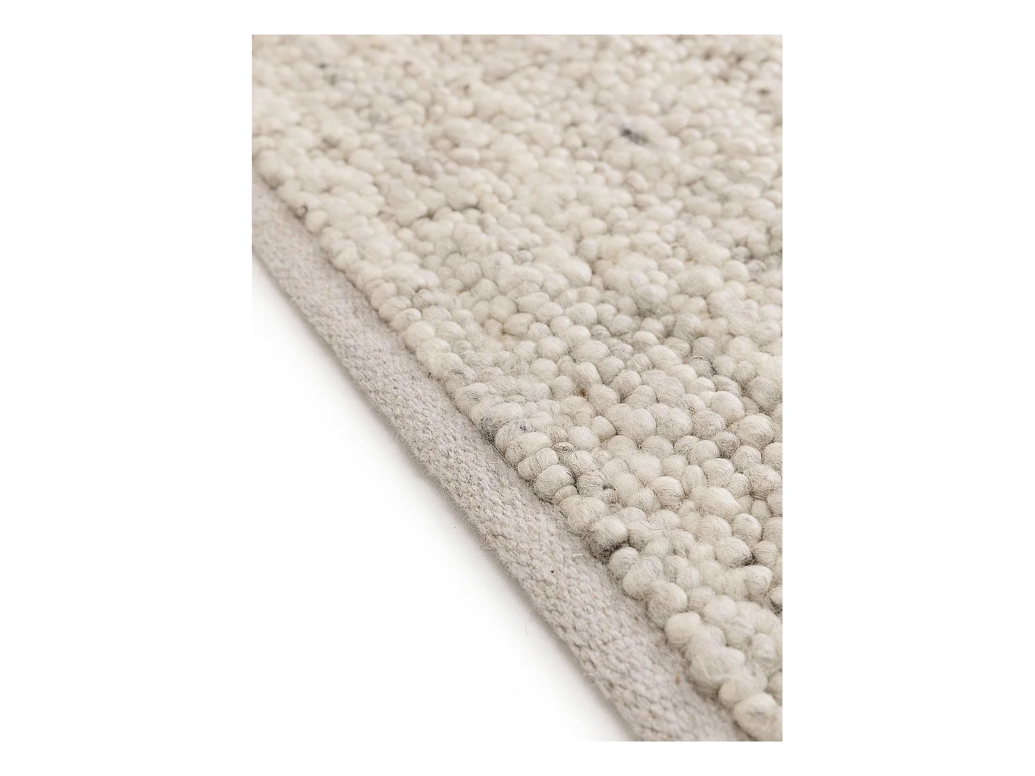 Tapis de laine Finn Ivory Grey 140x200 cm