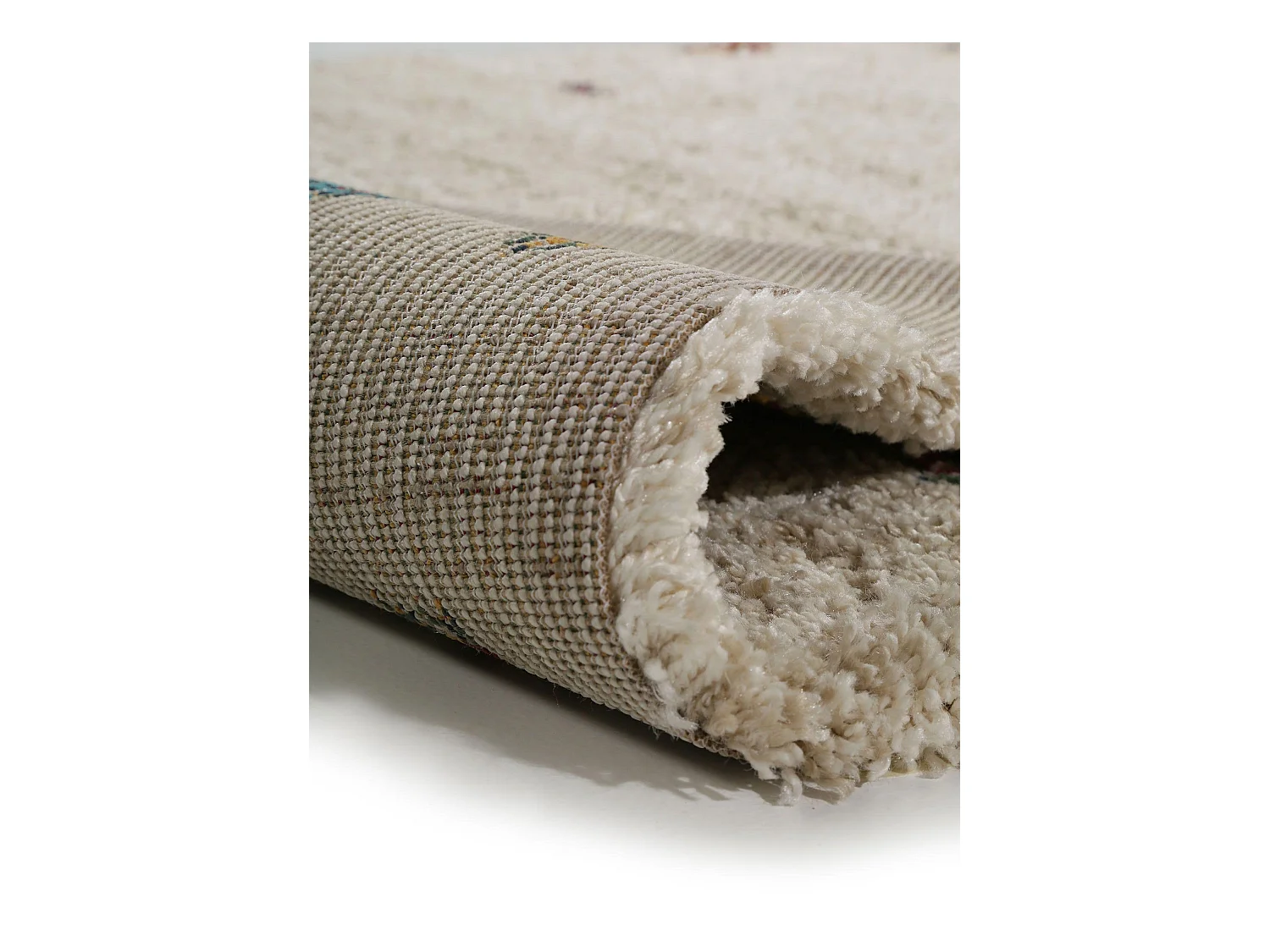 Tapis à poils longs Gobi Beige 160x230 cm
