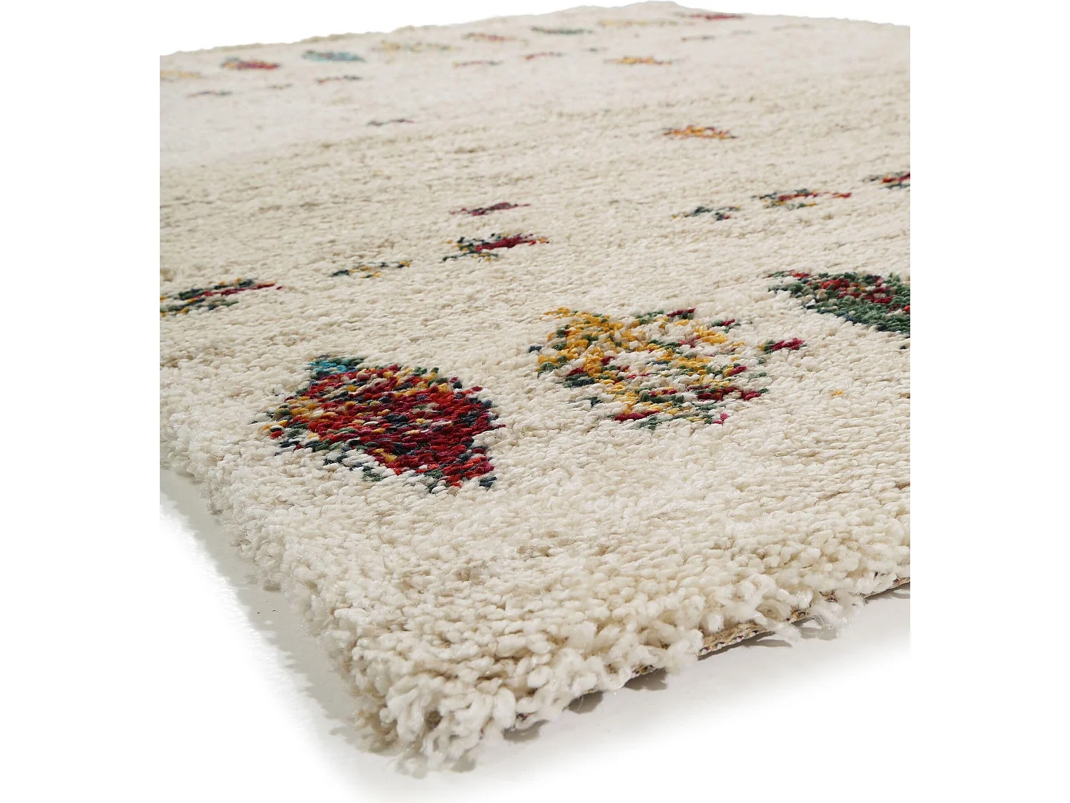 Tapis à poils longs Gobi Beige 160x230 cm