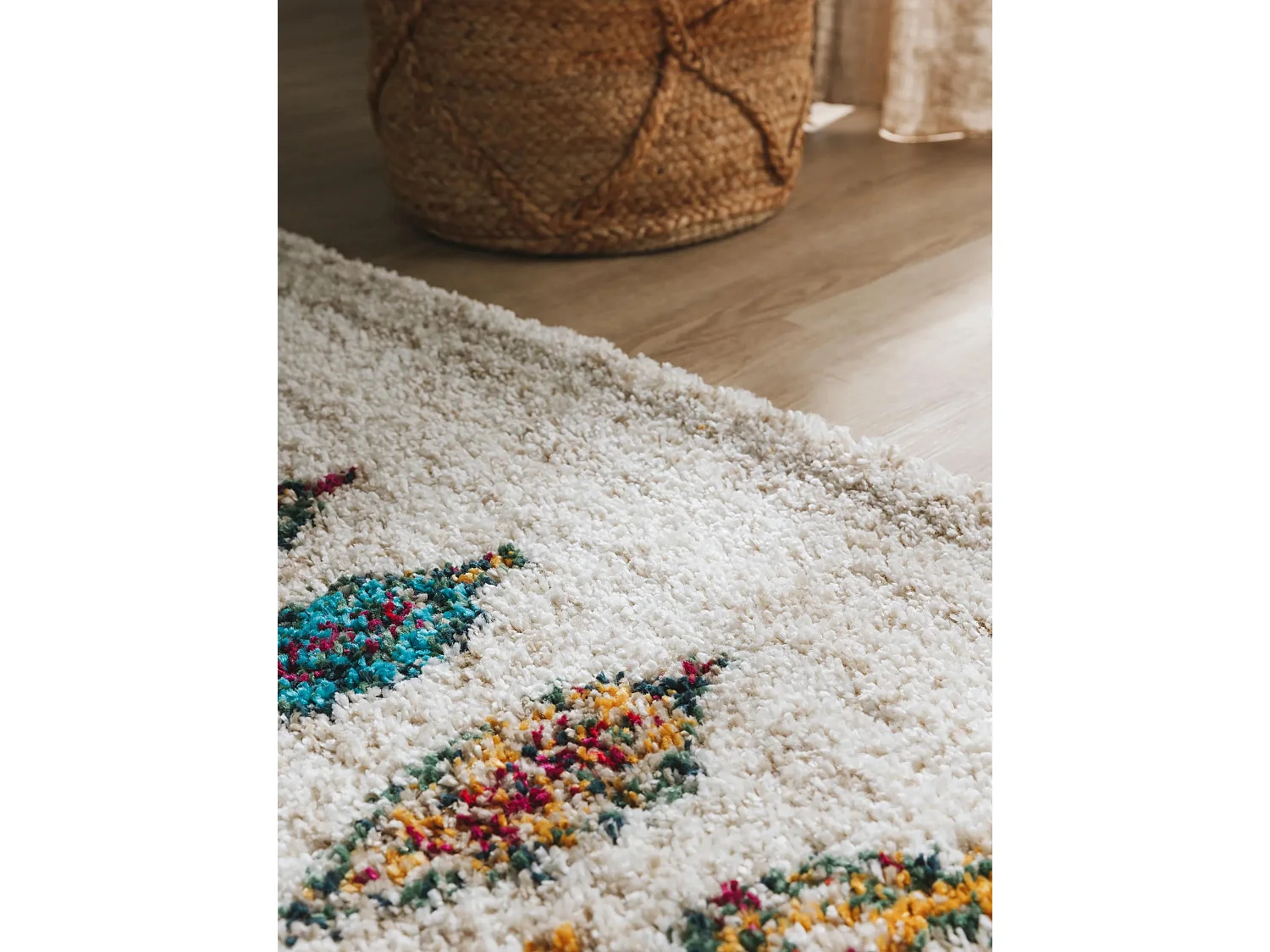 Tapis à poils longs Gobi Beige 160x230 cm