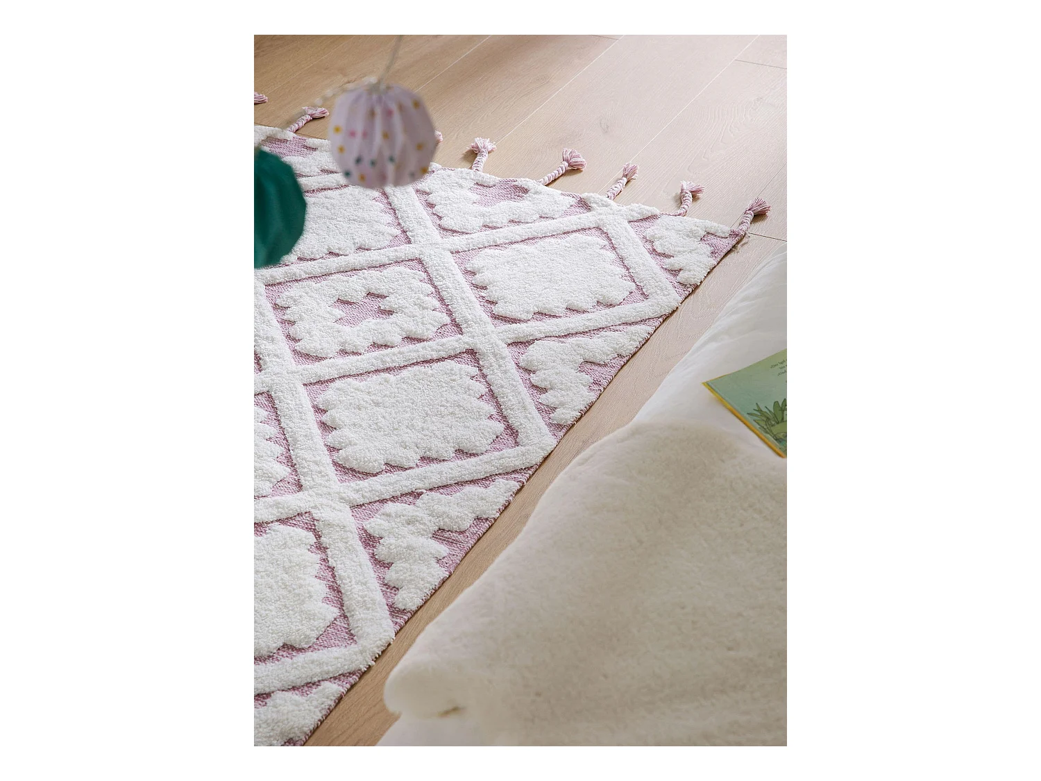 Tapis lavables pour enfants Matheo Mauve 160x230 cm