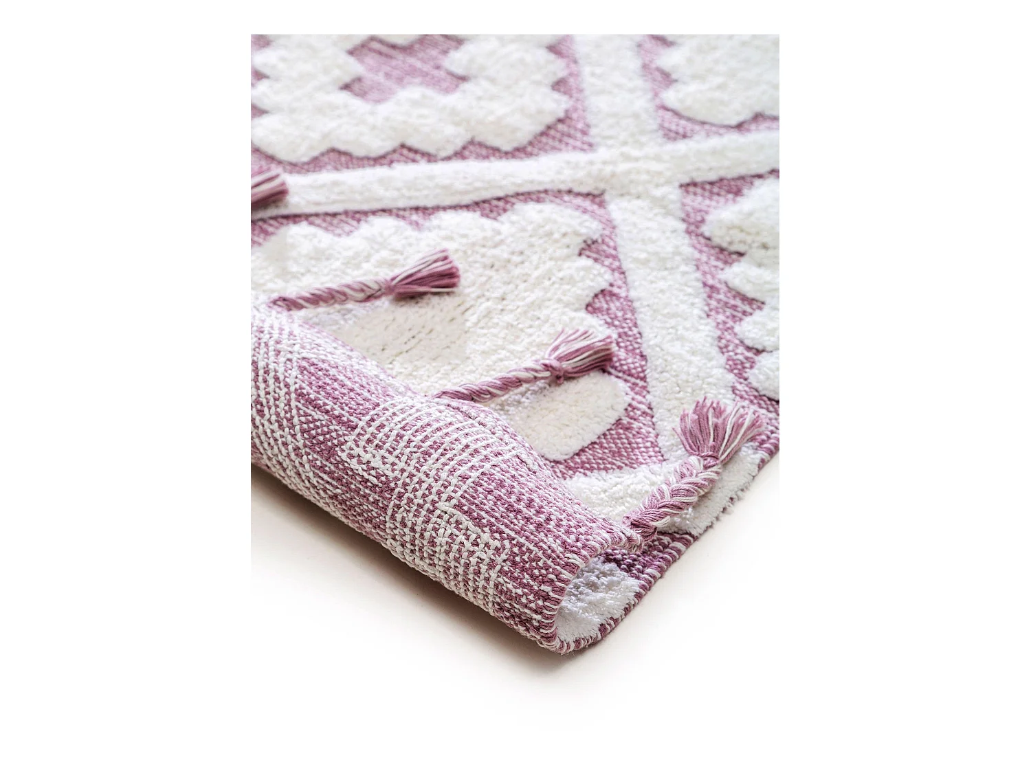 Tapis lavables pour enfants Matheo Mauve 160x230 cm