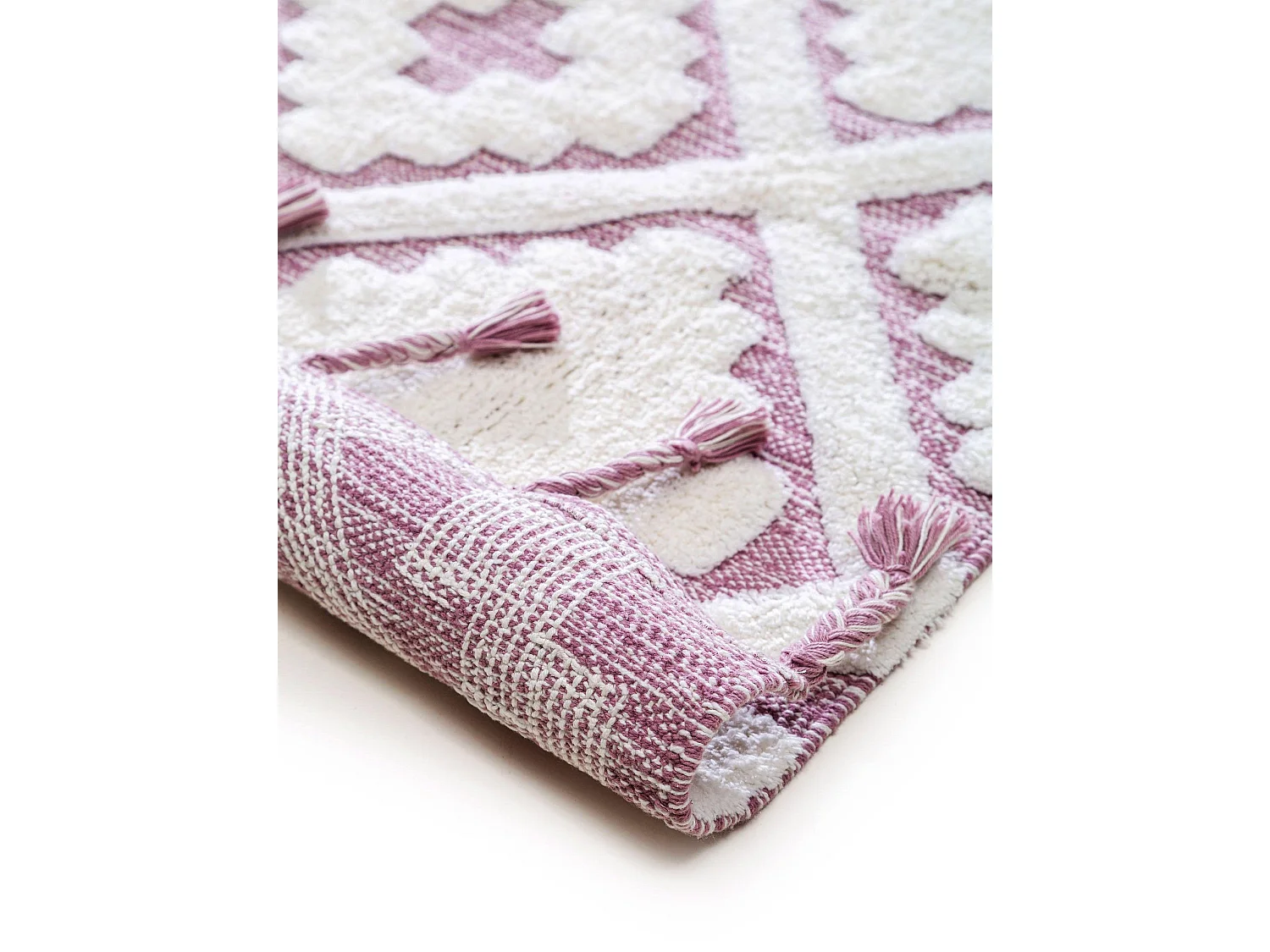 Tapis lavables pour enfants Matheo Mauve 160x230 cm