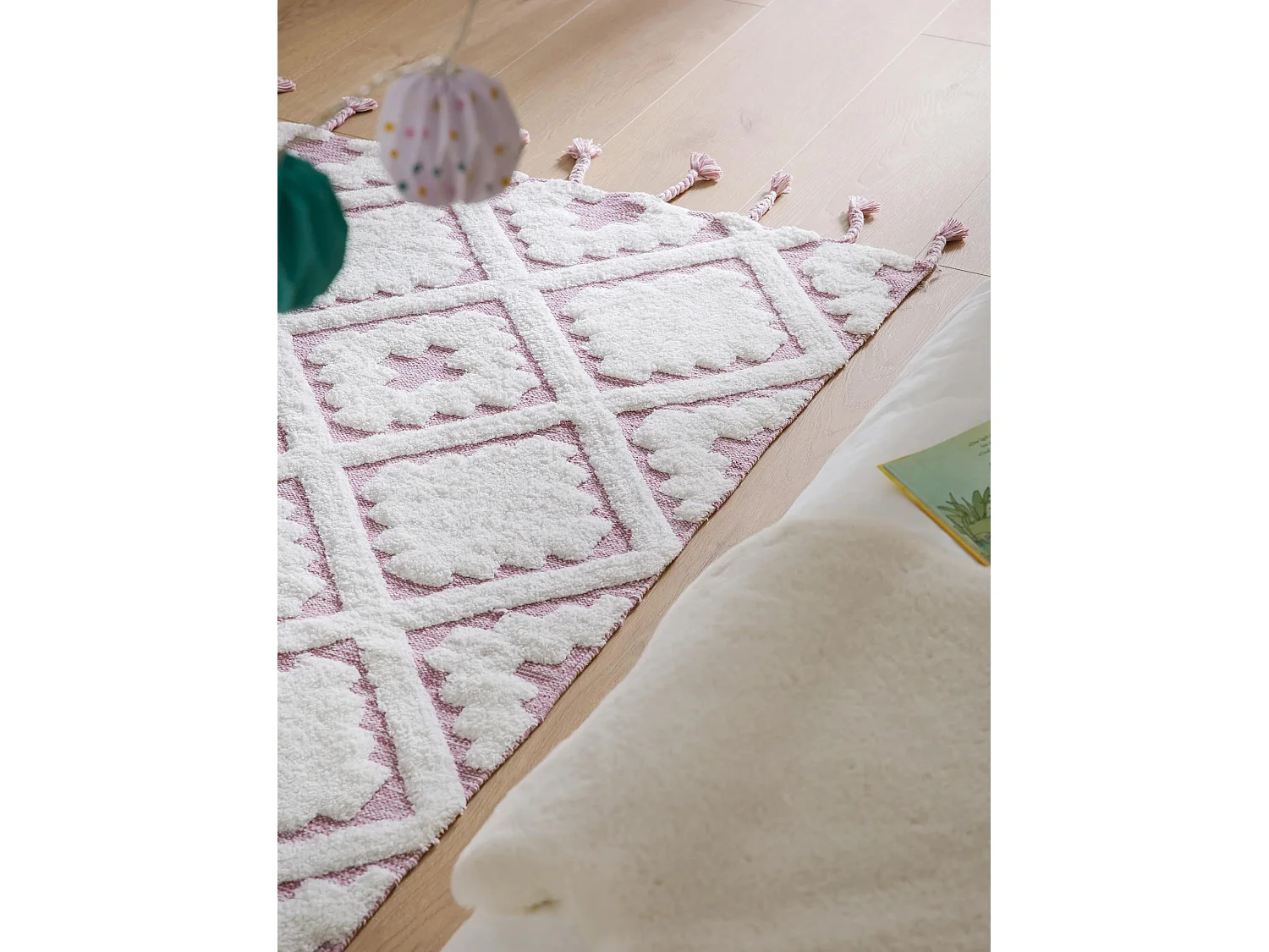 Tapis lavables pour enfants Matheo Mauve 160x230 cm