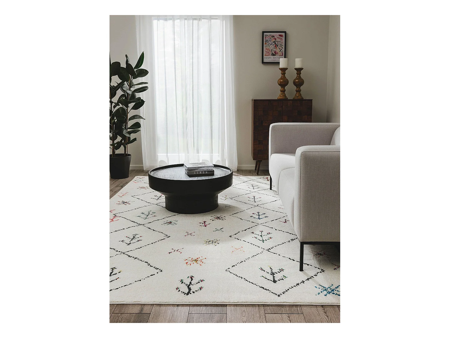 Tapis Mara Multicouleur 200x300 cm