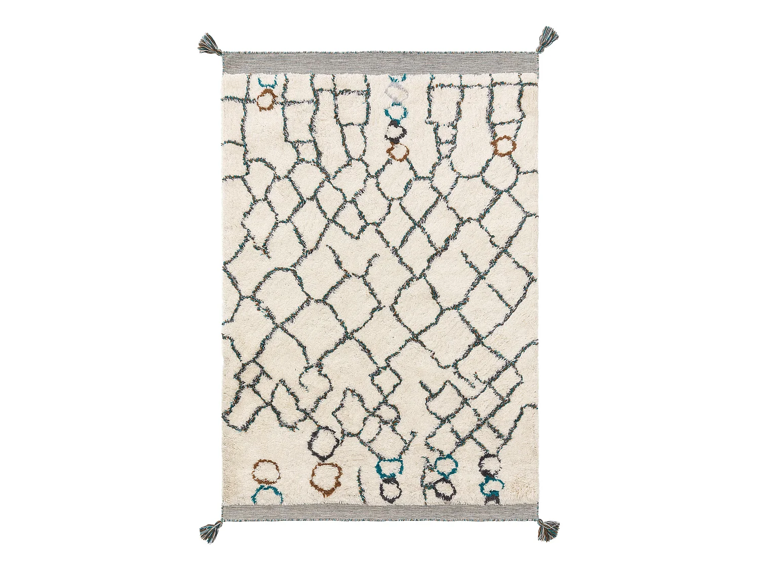 Tapis de laine Floki Ivory 120x170 cm
