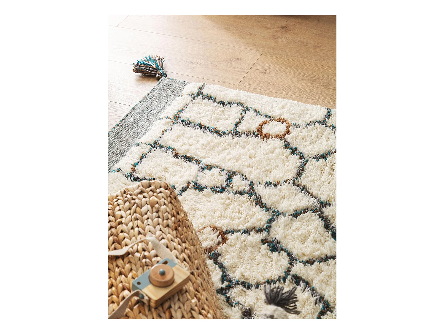 Tapis de laine Floki Ivory 120x170 cm