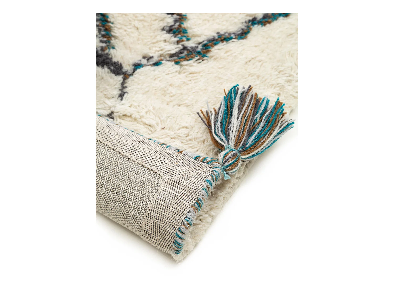 Tapis de laine Floki Ivory 120x170 cm