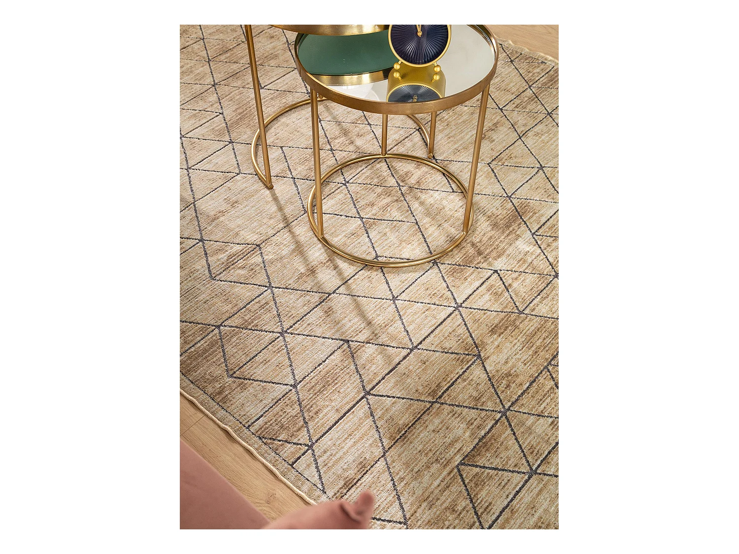 Tapis Daisy Crème 140x200 cm