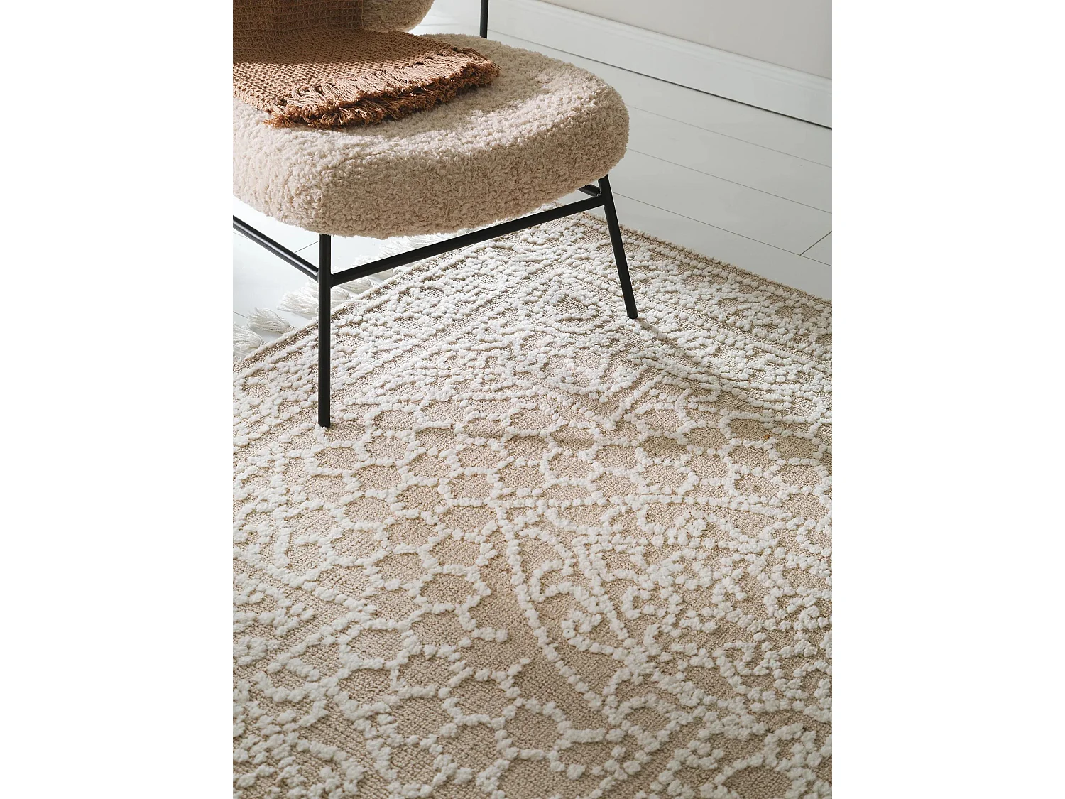 Tapis Elias Beige 160x230 cm