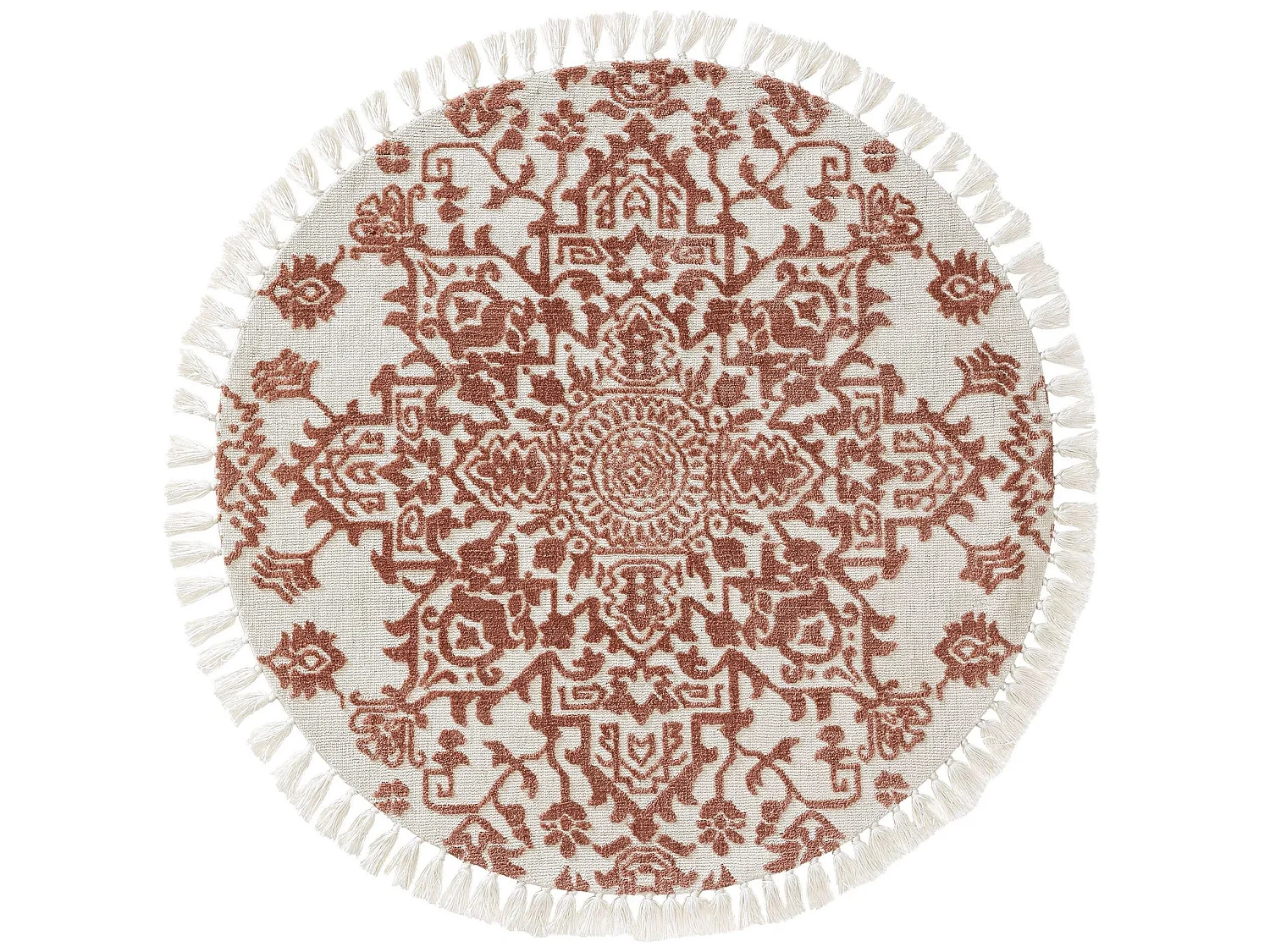 Tapis rond Elias Terracotta ø 150 cm rond