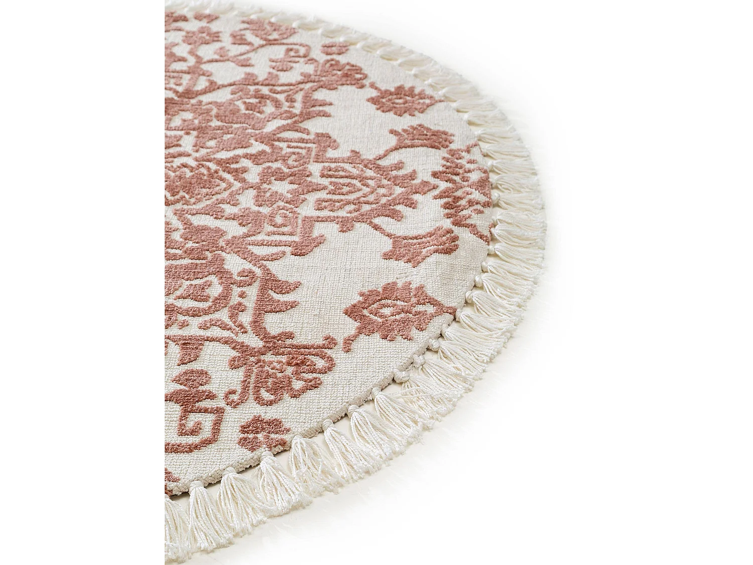 Tapis rond Elias Terracotta ø 150 cm rond