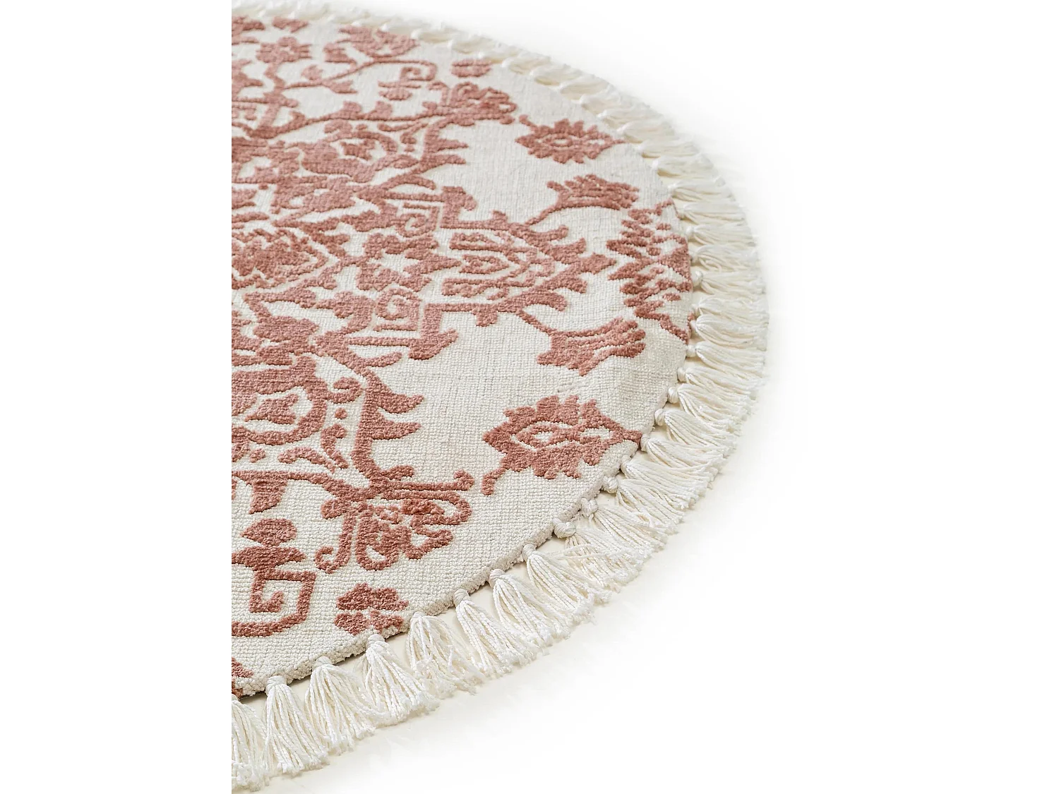Tapis rond Elias Terracotta ø 150 cm rond